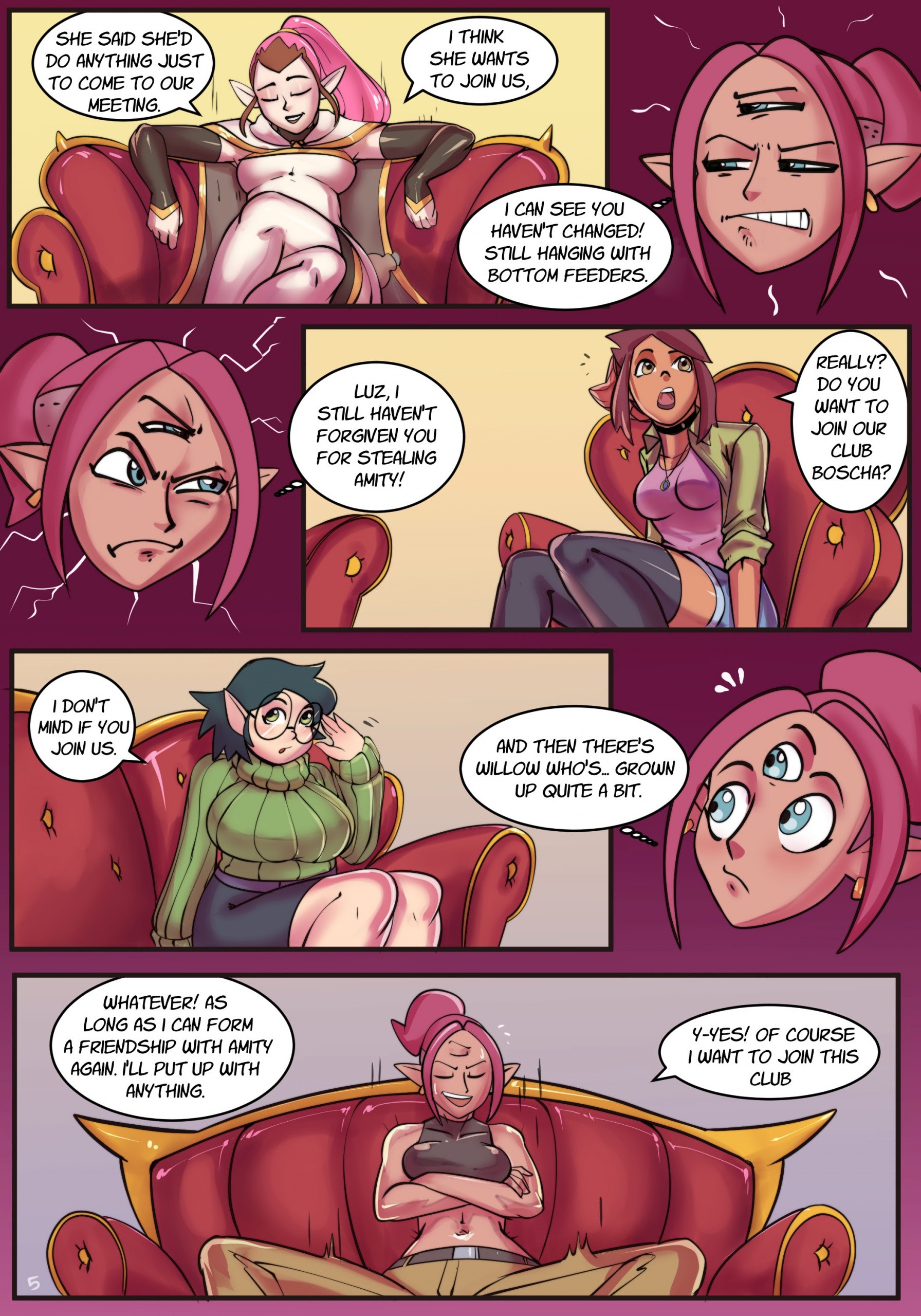 Boscha’s Initiation porn comic picture 6