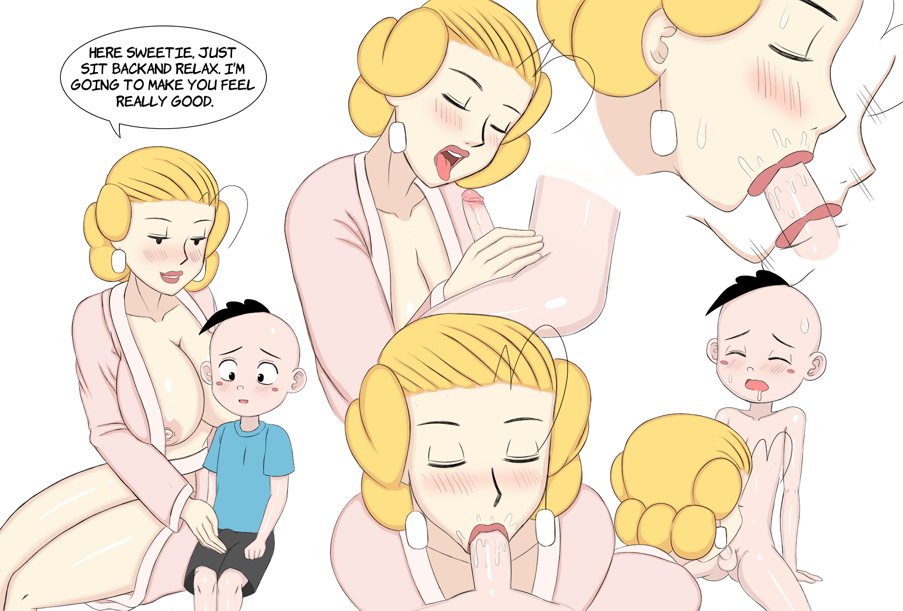 Dennis's Mom is totally hopeless porn comic picture 3