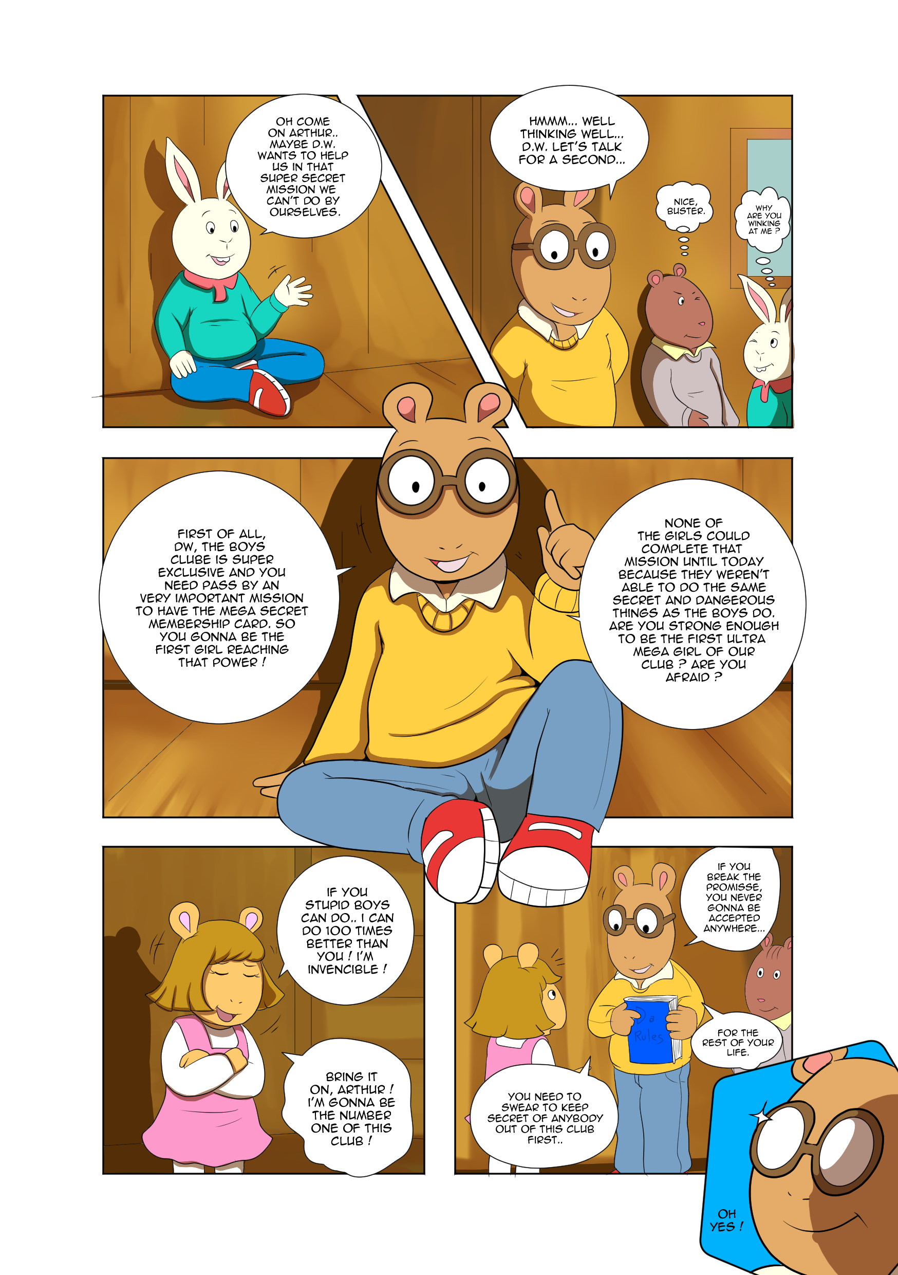 Dw Wants To Join The Club porn comic picture 3