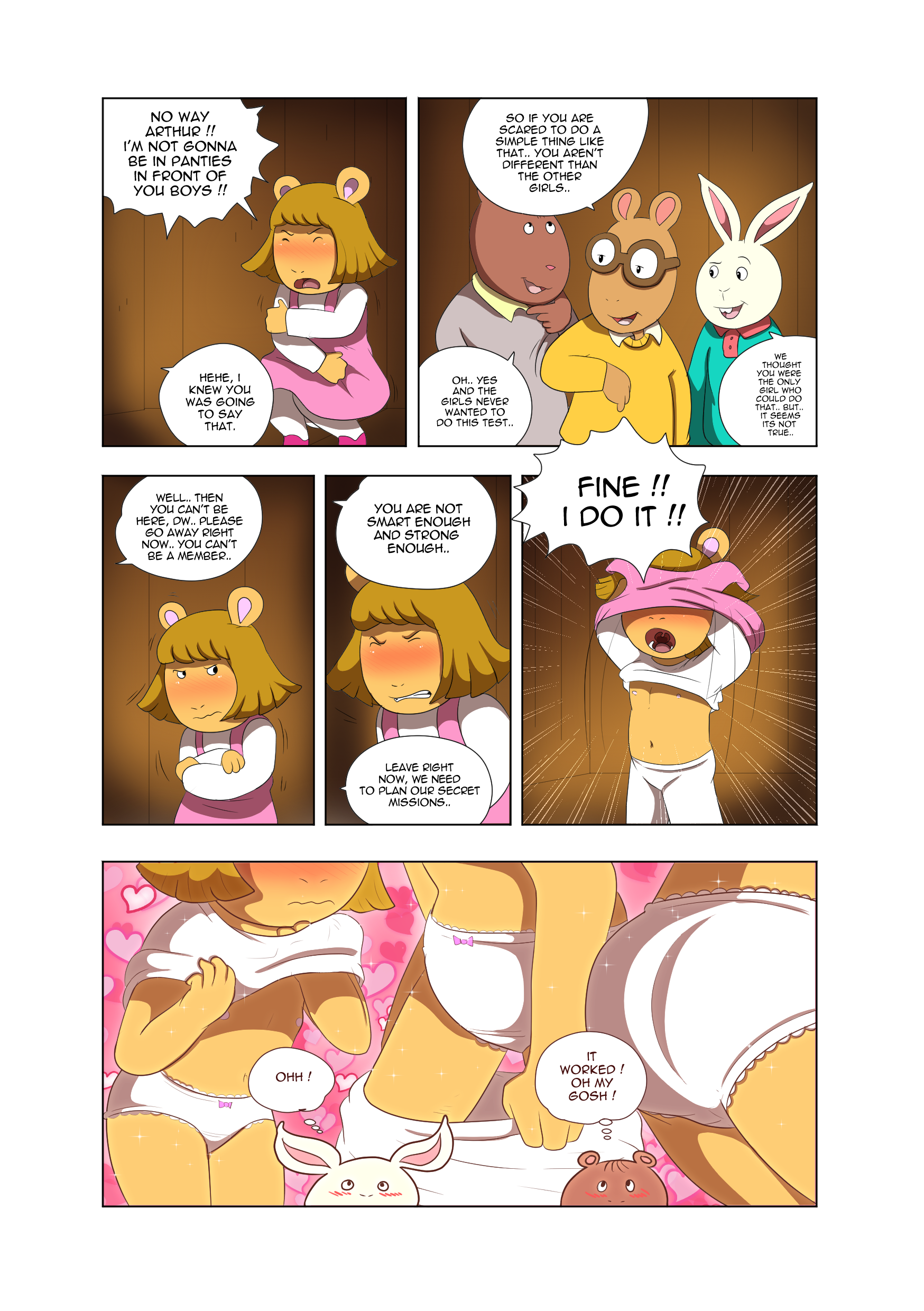 Dw Wants To Join The Club porn comic picture 5