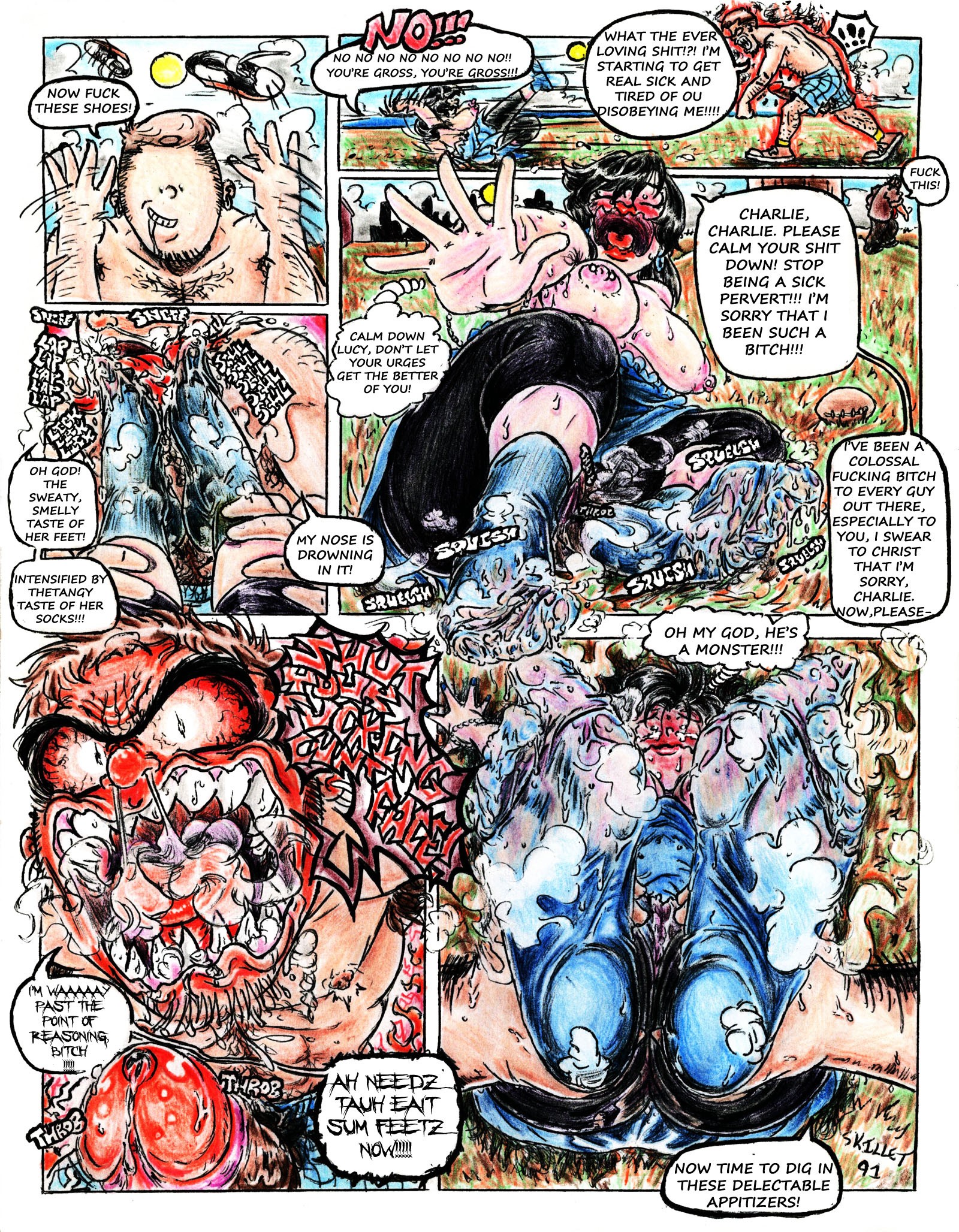 For Once, Kick That Fat Ass porn comic picture 15
