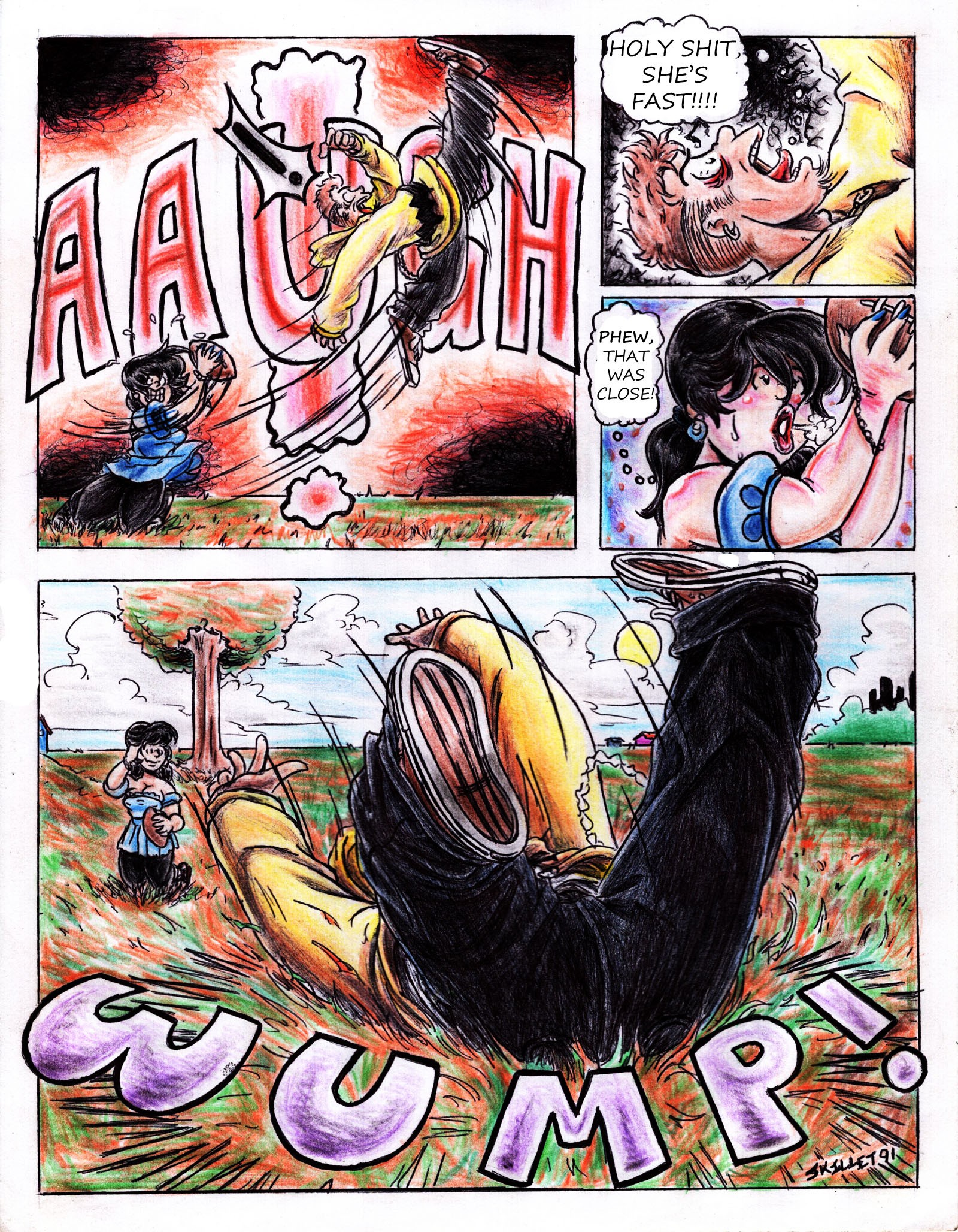 For Once, Kick That Fat Ass porn comic picture 5