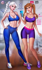 How to train your ass with Elsa porn comic picture 1