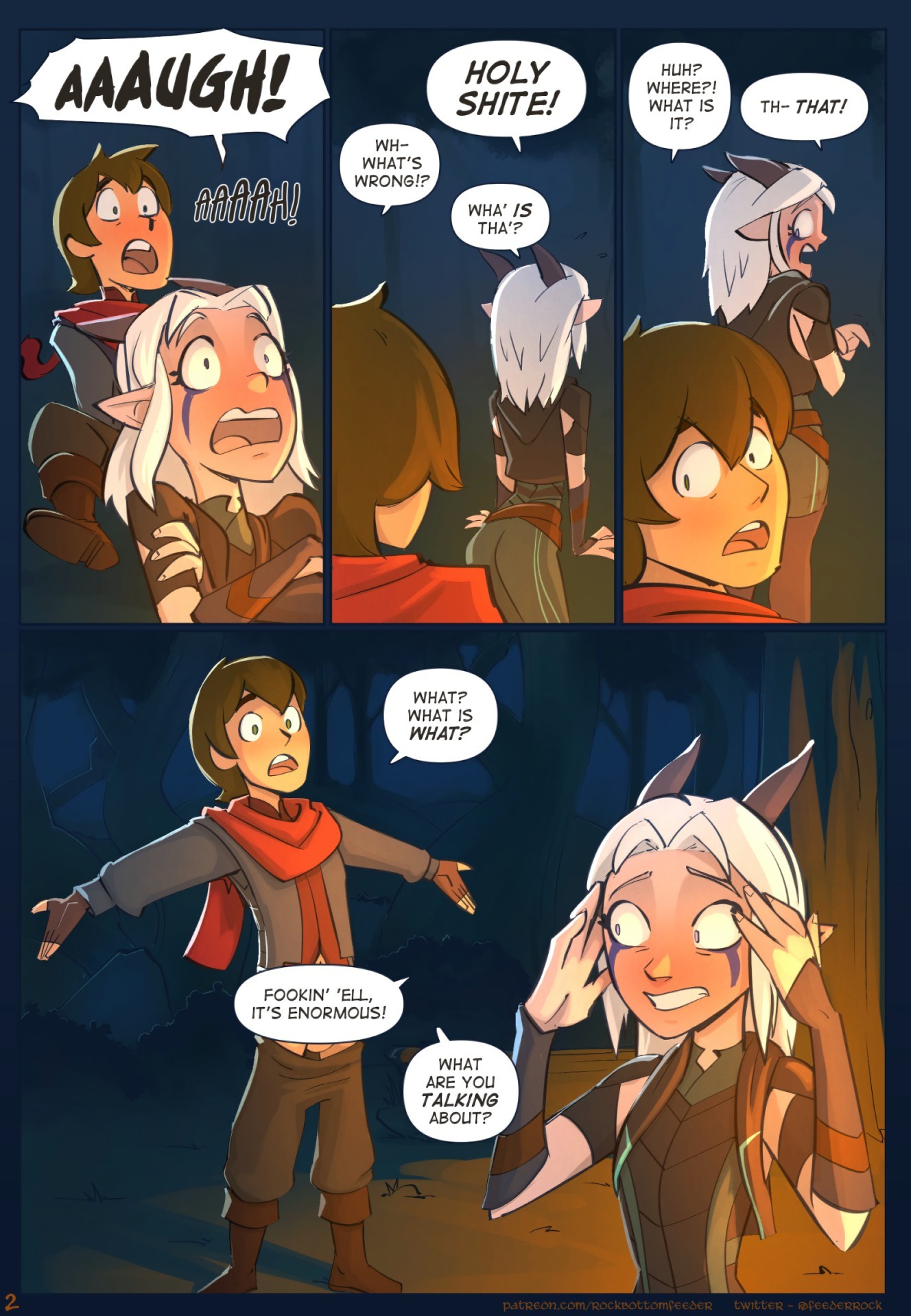 Hung Princes and Horny Elves porn comic picture 3