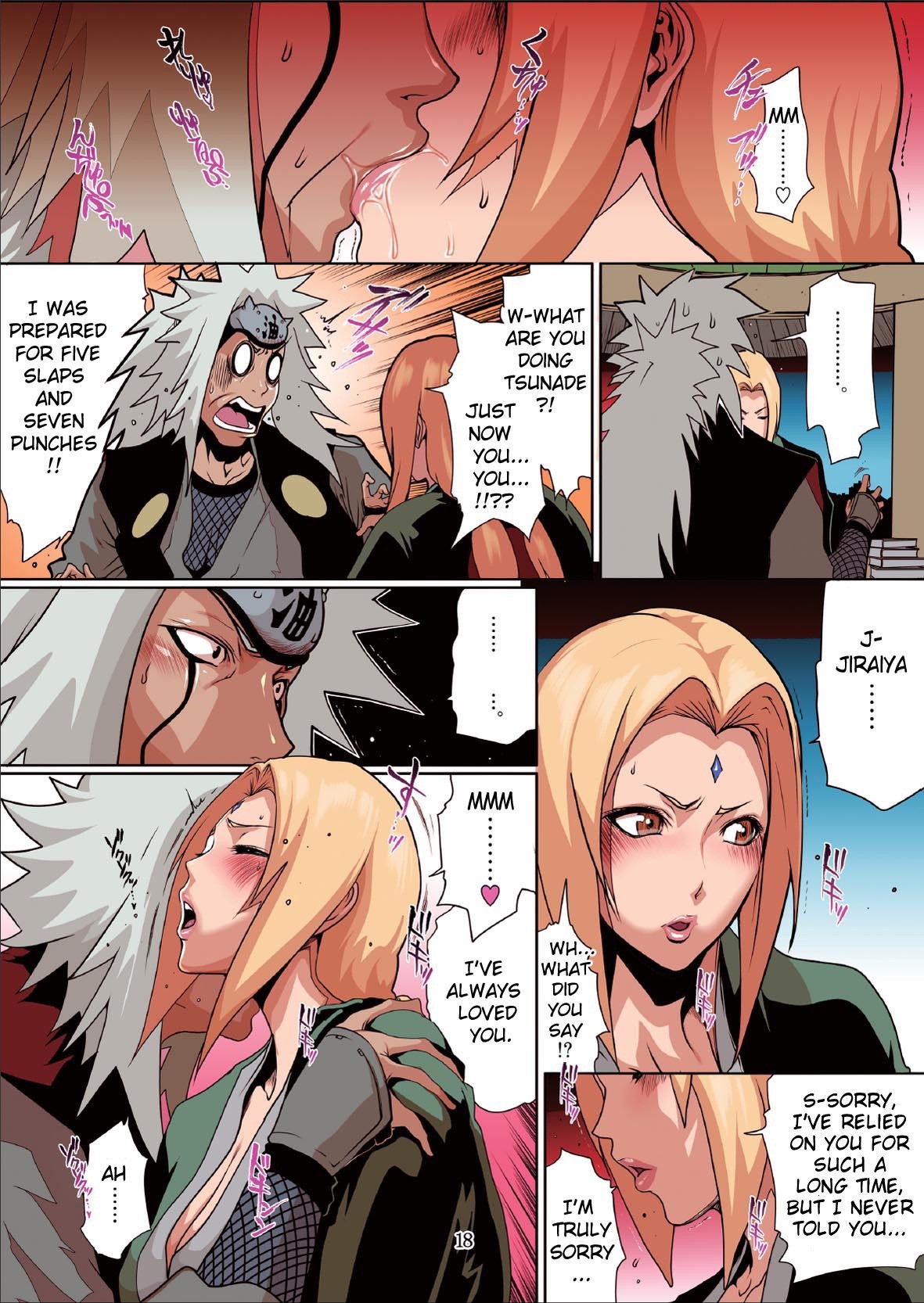 Jiraiya x Tsunade porn comic picture 6