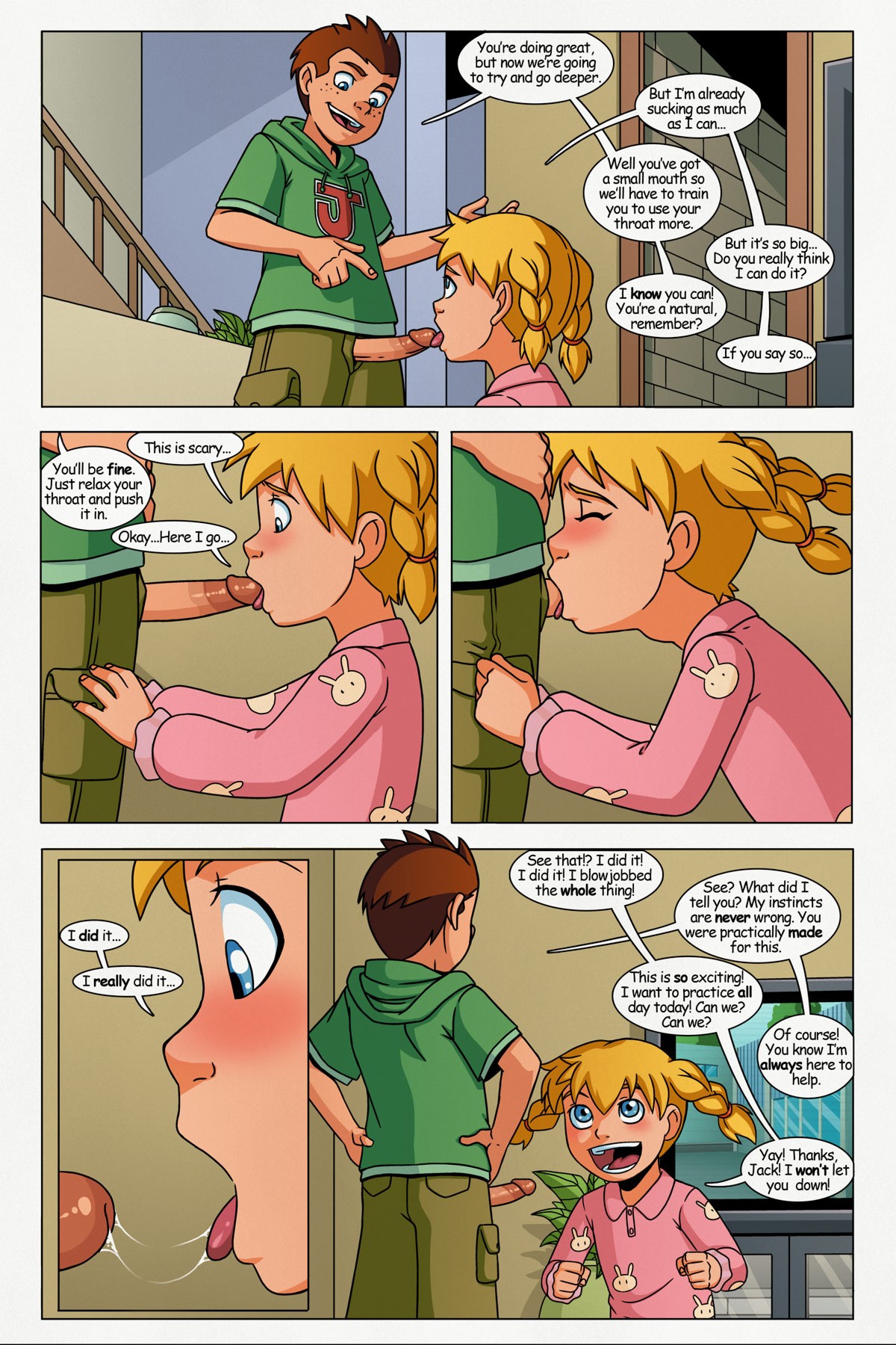 Katie's Training porn comic picture 2