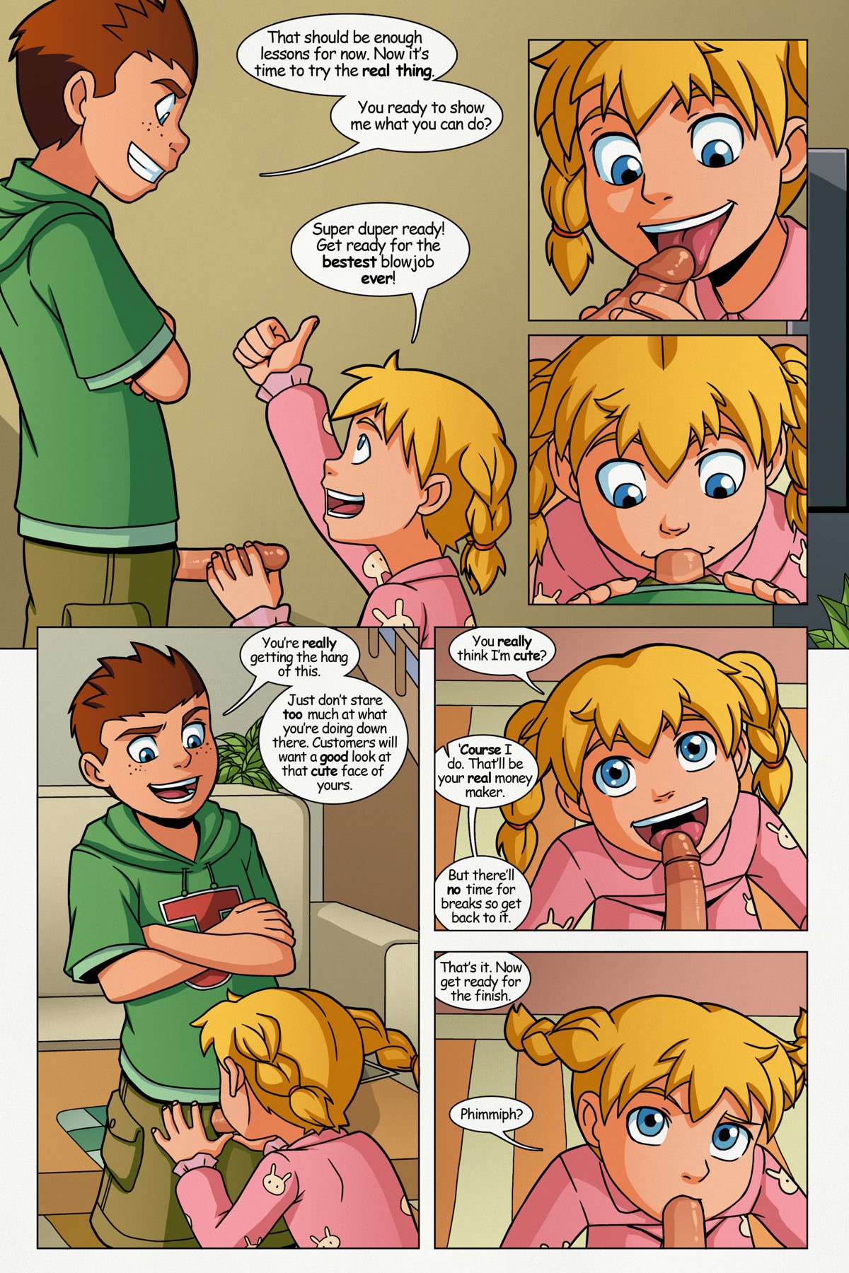 Katie's Training porn comic picture 3