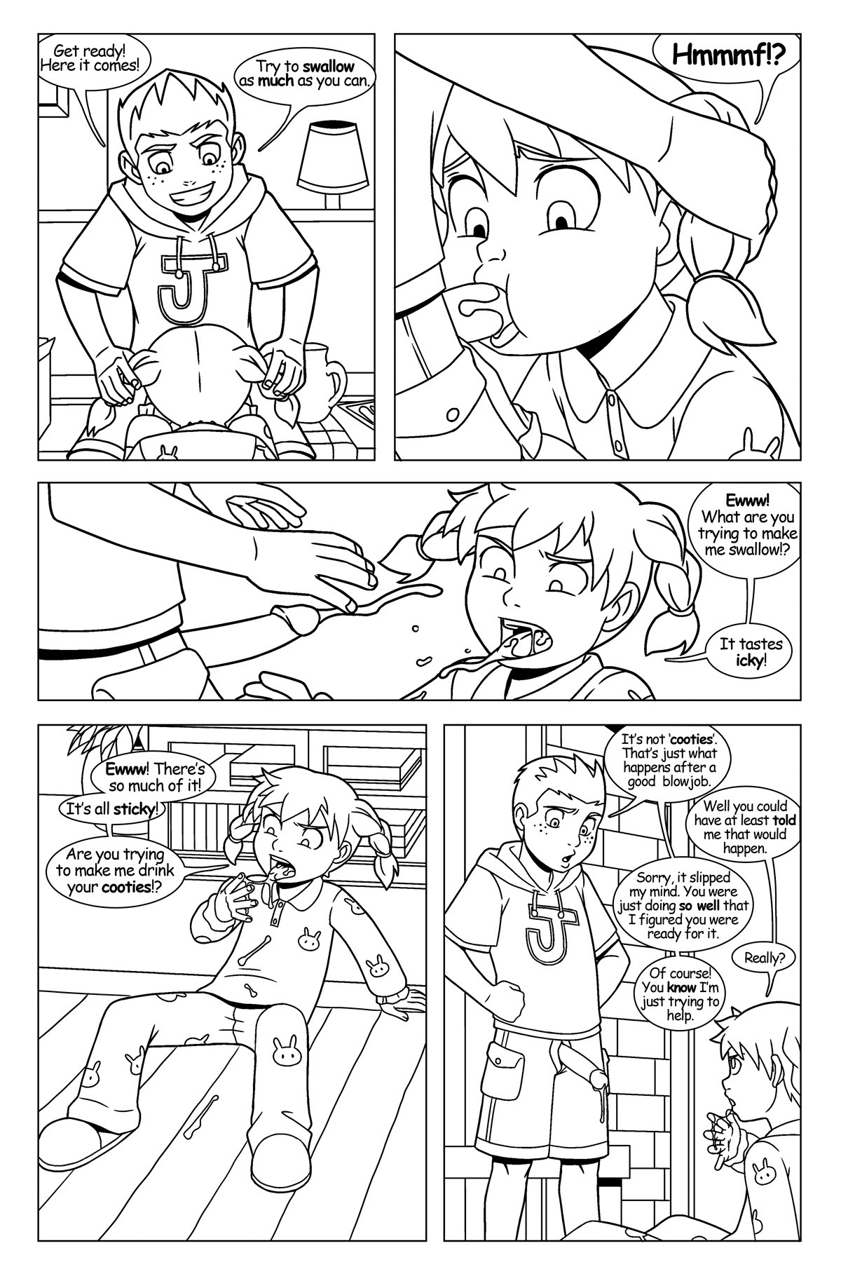 Katie's Training porn comic picture 4
