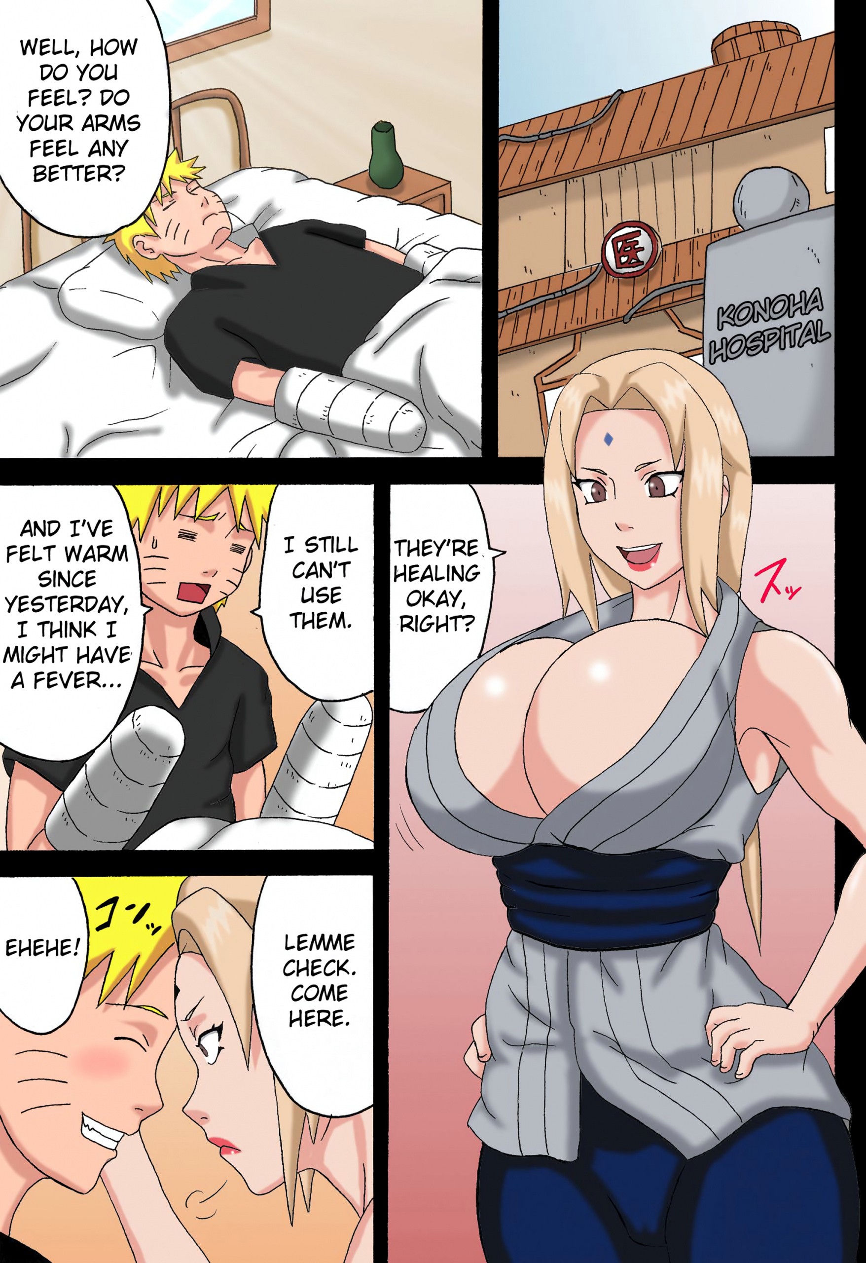 Konoha's Sexual Healing Ward porn comic picture 2