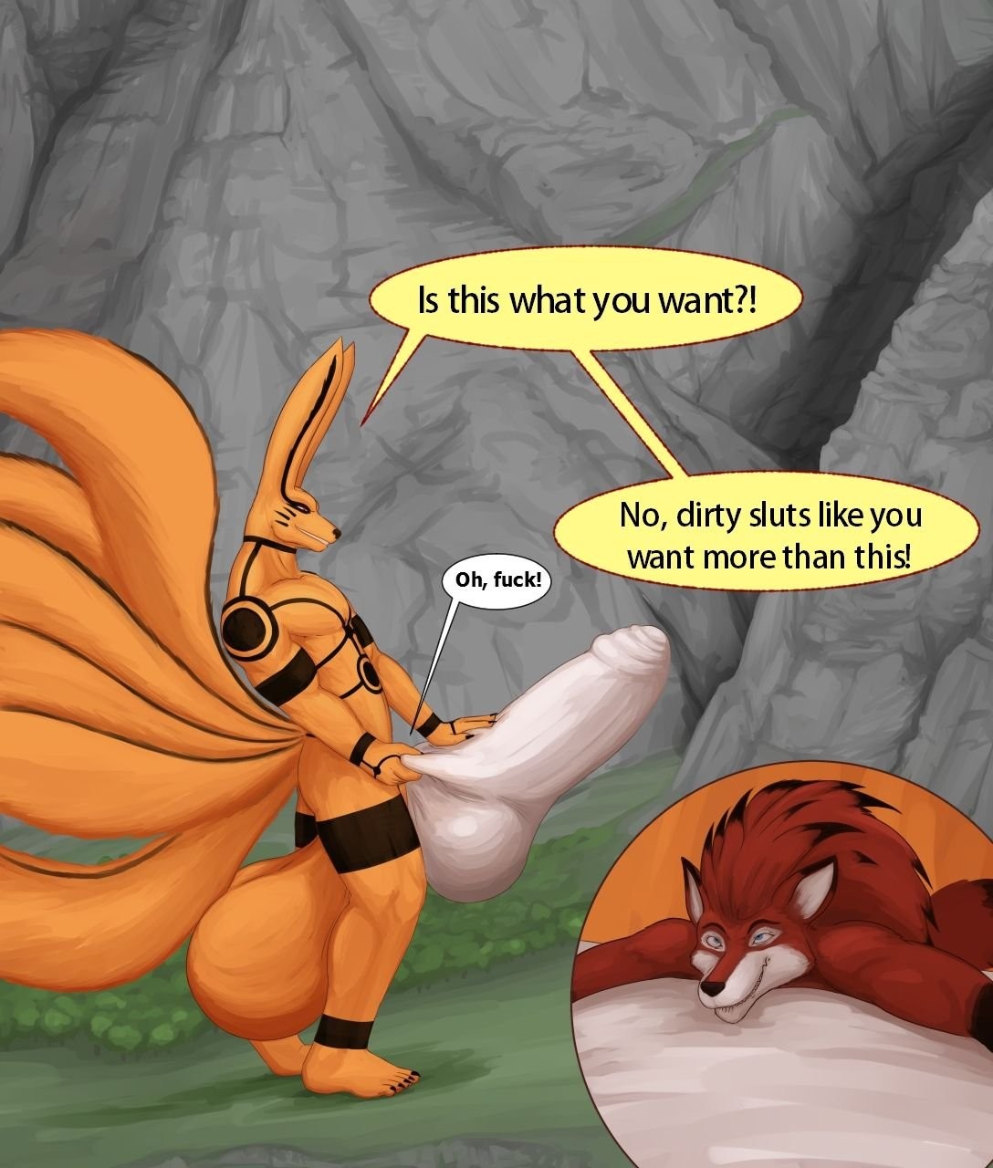 Kurama`s relaxation 2 porn comic picture 17