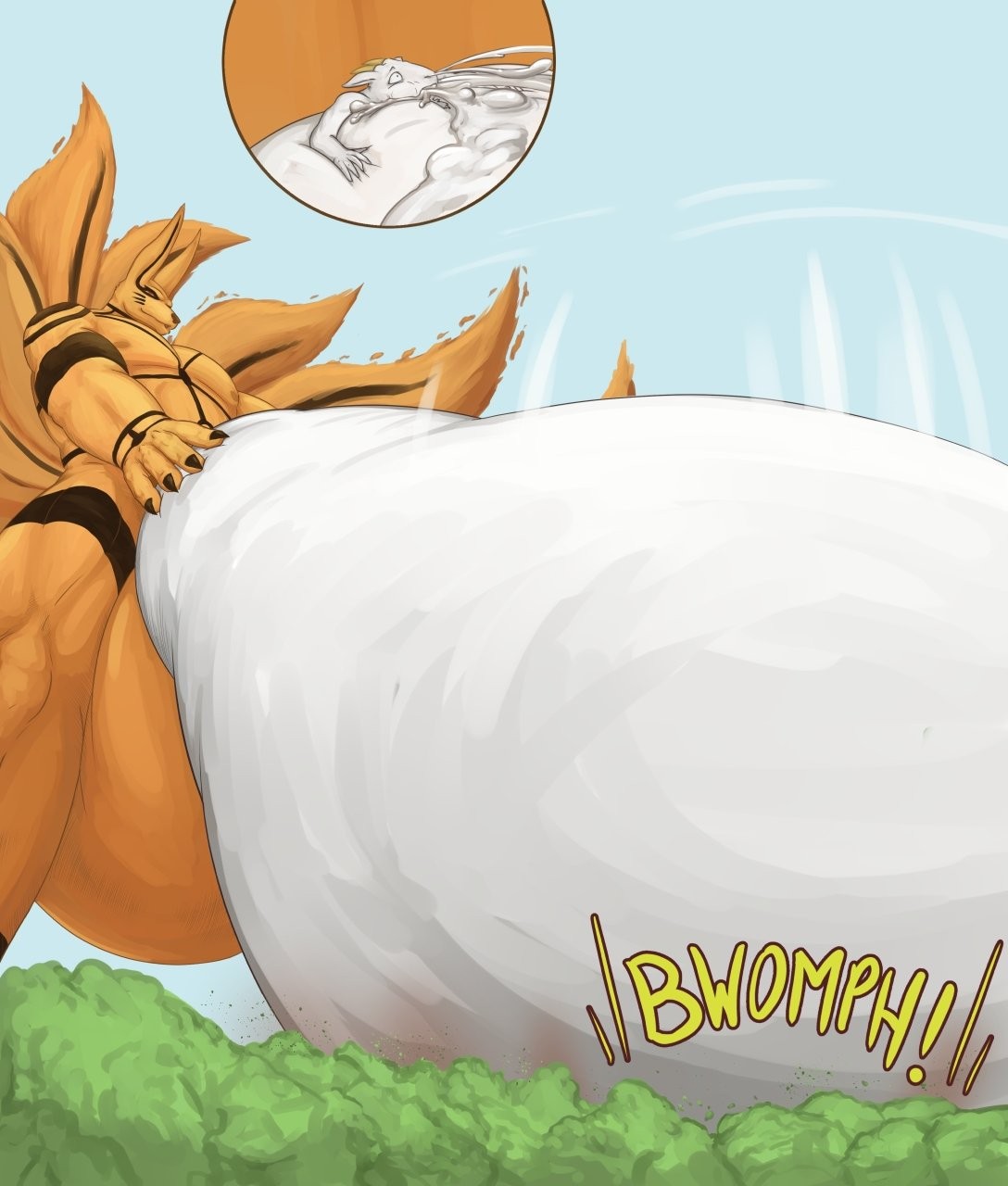 Kurama`s relaxation 2 porn comic picture 7