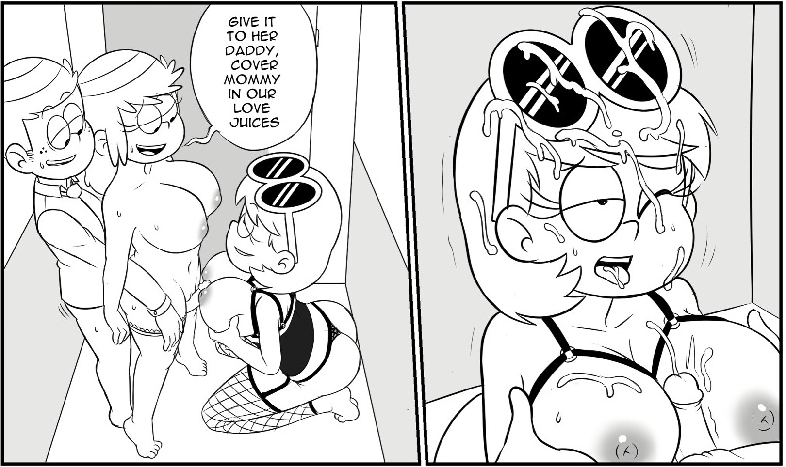 Lincoln x Leni x Liena x Lori x Loan x Clyde x Lemy porn comic picture 4