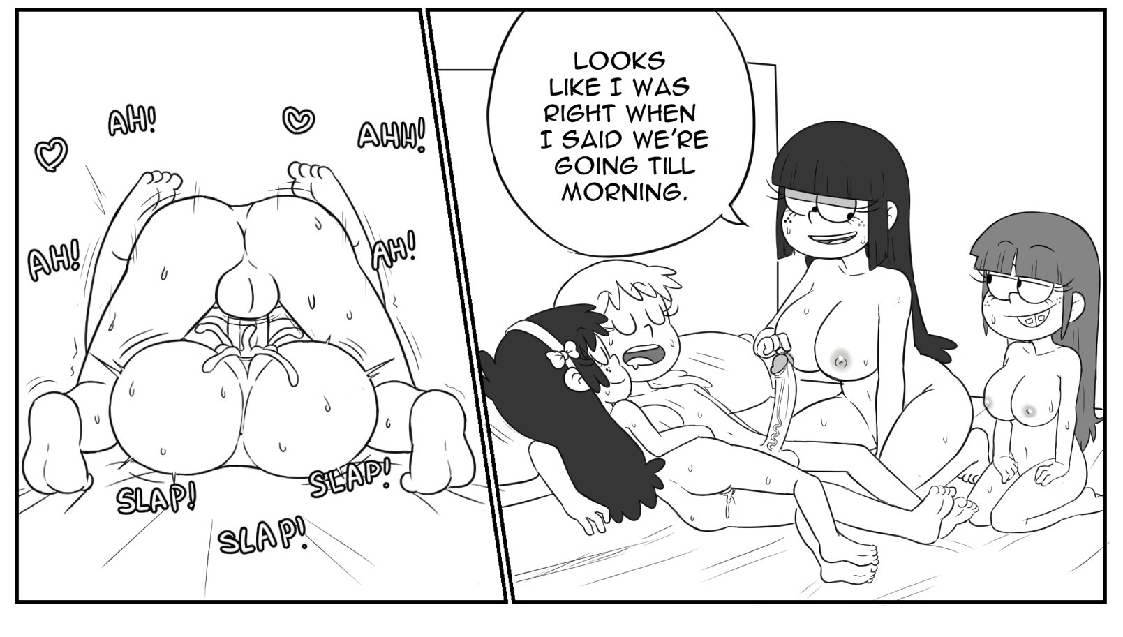 Lyle Loud x Gloom Loud x Lois Loud x Maggie porn comic picture 14