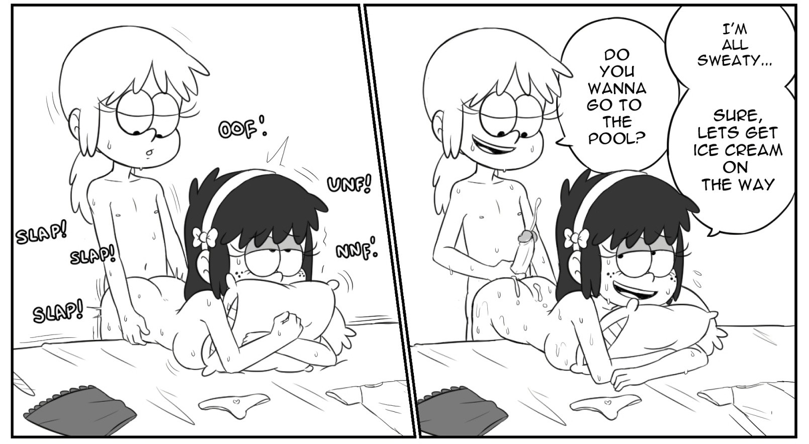 Lyle Loud x Gloom Loud x Lois Loud x Maggie porn comic picture 2