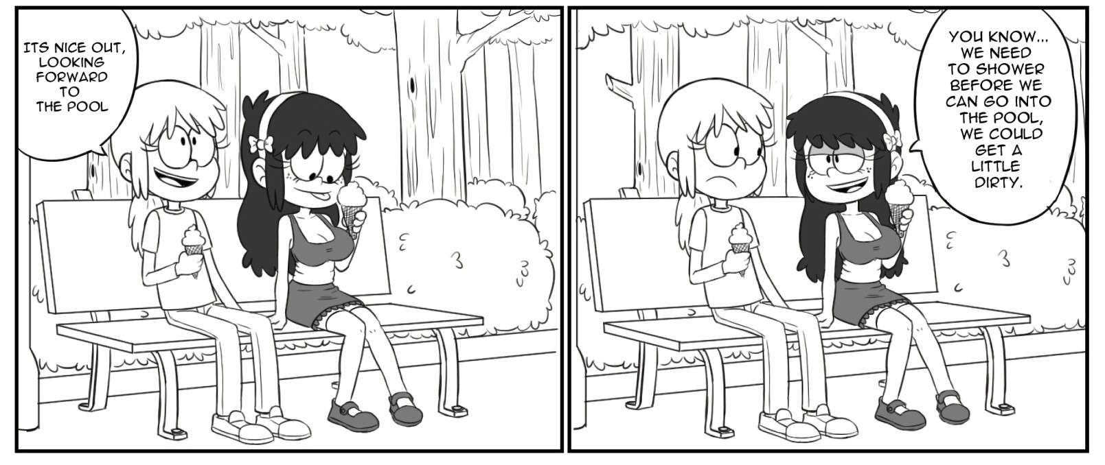 Lyle Loud x Gloom Loud x Lois Loud x Maggie porn comic picture 3