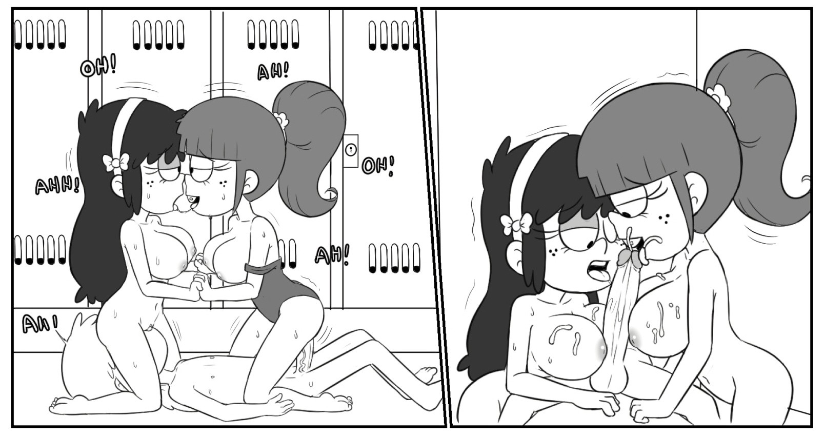 Lyle Loud x Gloom Loud x Lois Loud x Maggie porn comic picture 6