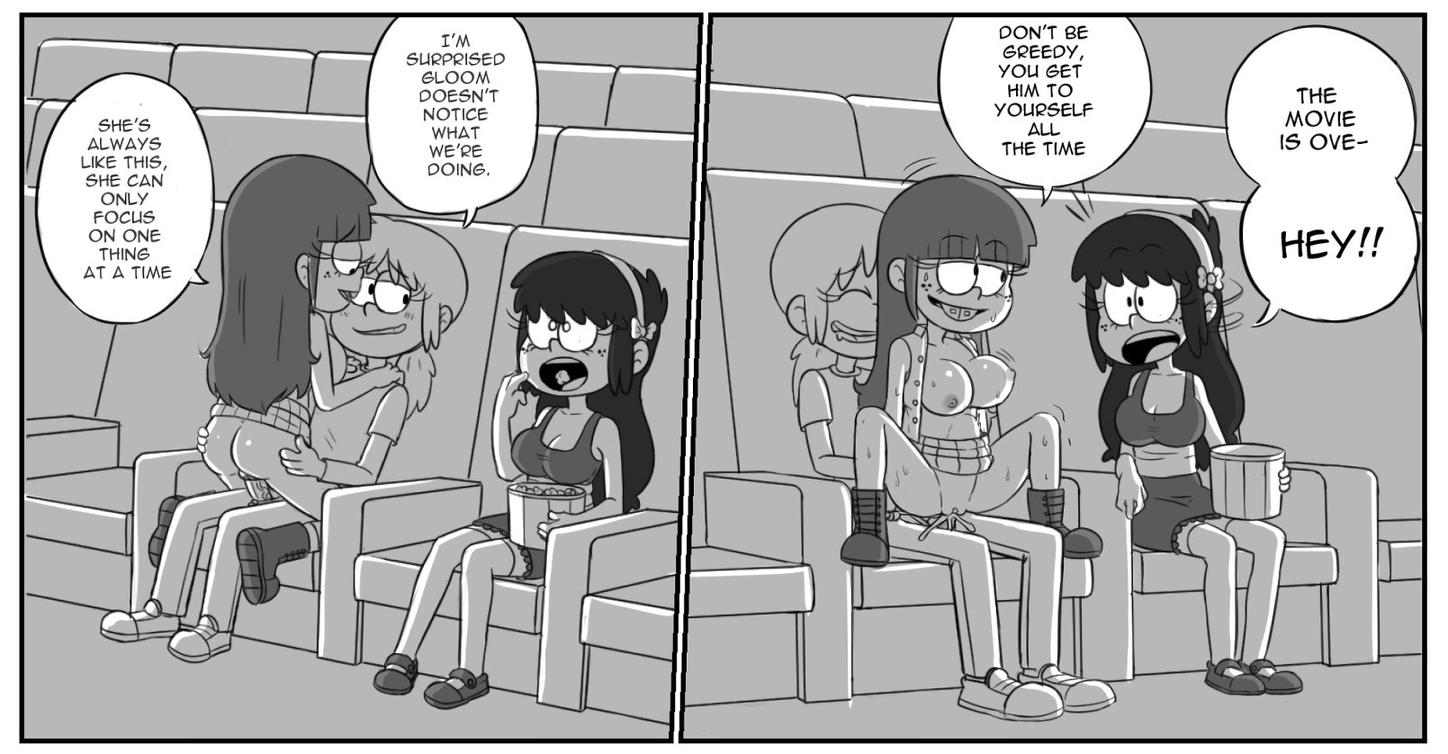 Lyle Loud x Gloom Loud x Lois Loud x Maggie porn comic picture 9