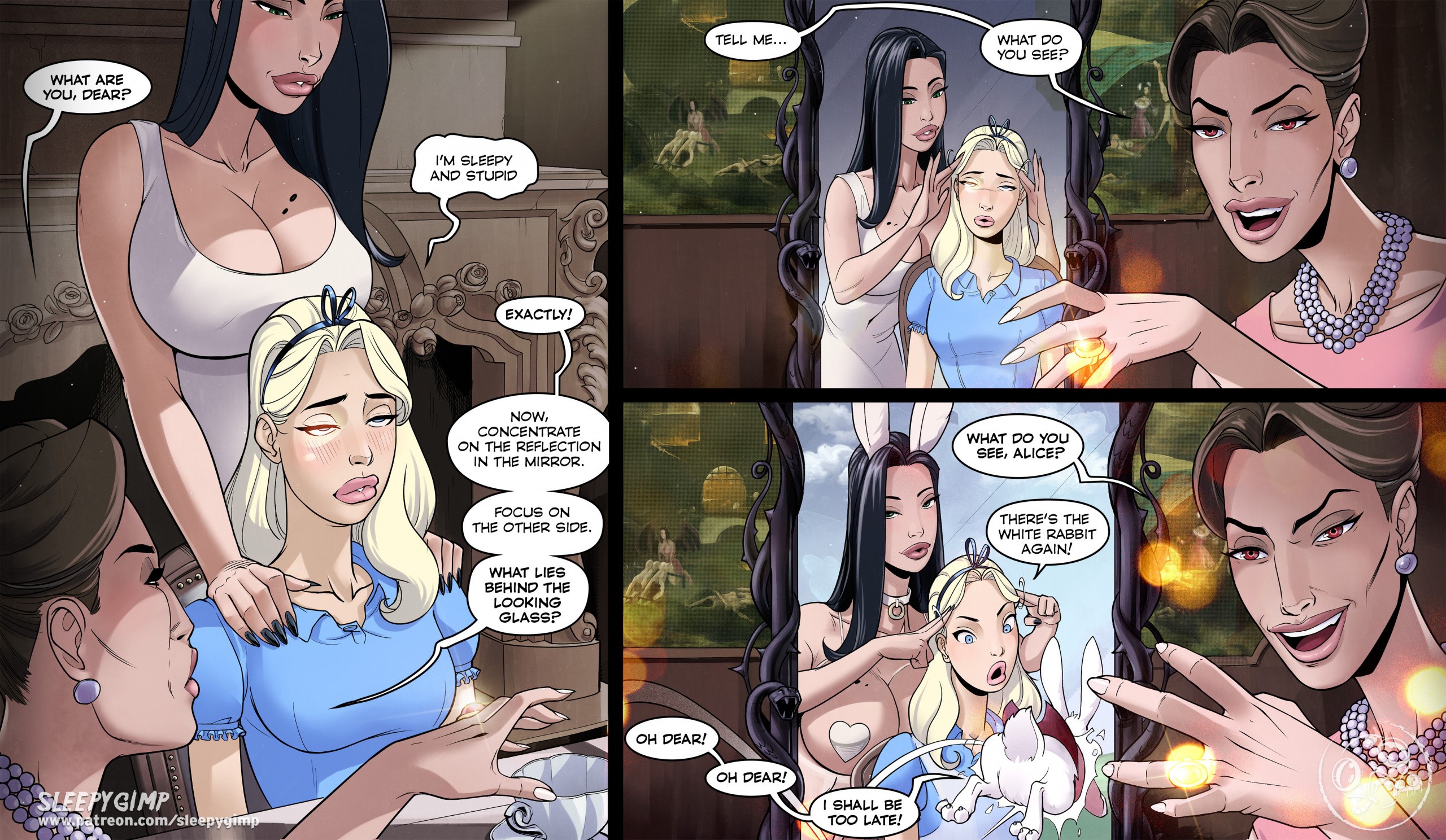 Nancy Templeton - Through the Looking Glass porn comic picture 11