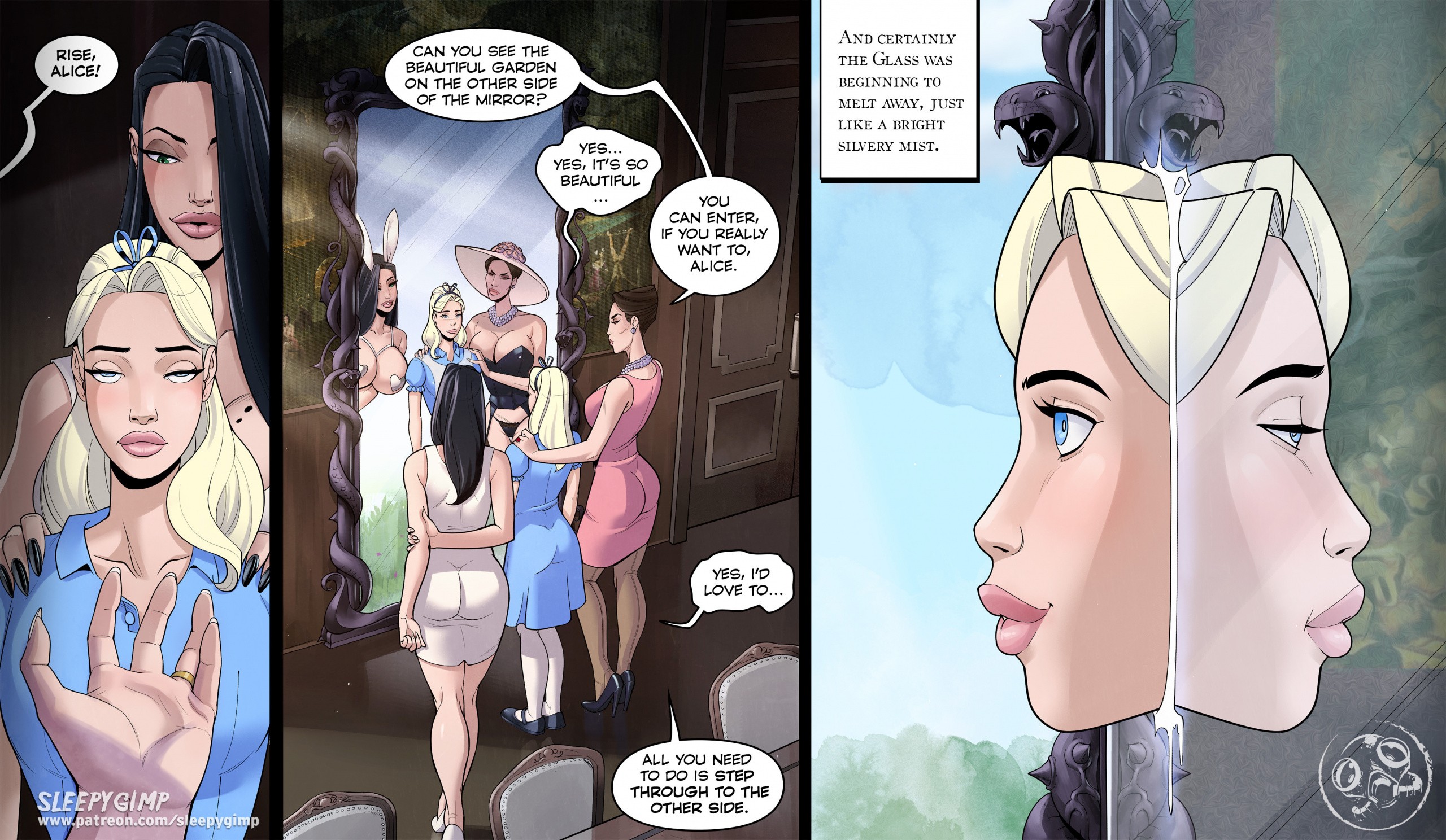 Nancy Templeton - Through the Looking Glass porn comic picture 12