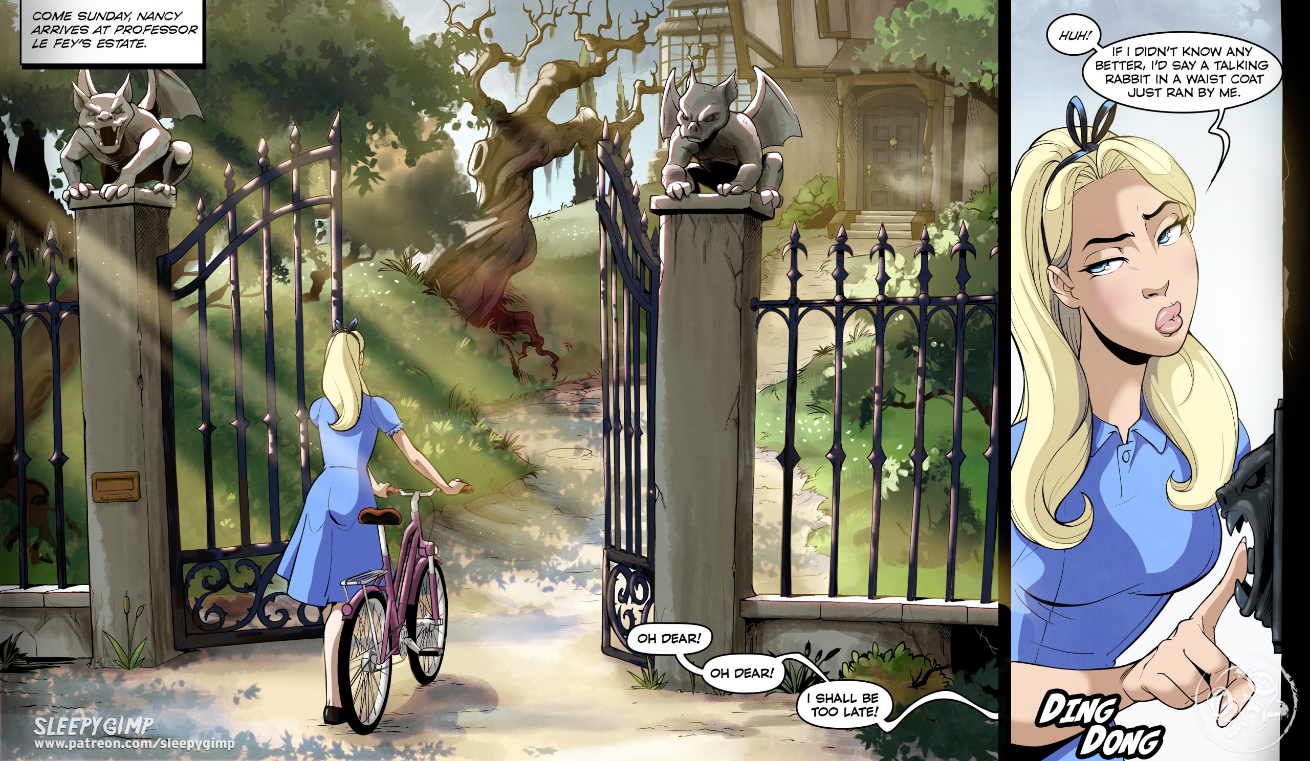 Nancy Templeton - Through the Looking Glass porn comic picture 3