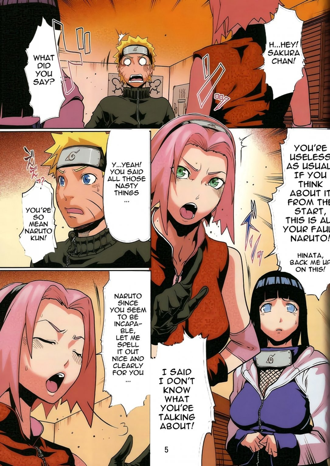 Naruto×Sakura×hinata porn comic picture 2