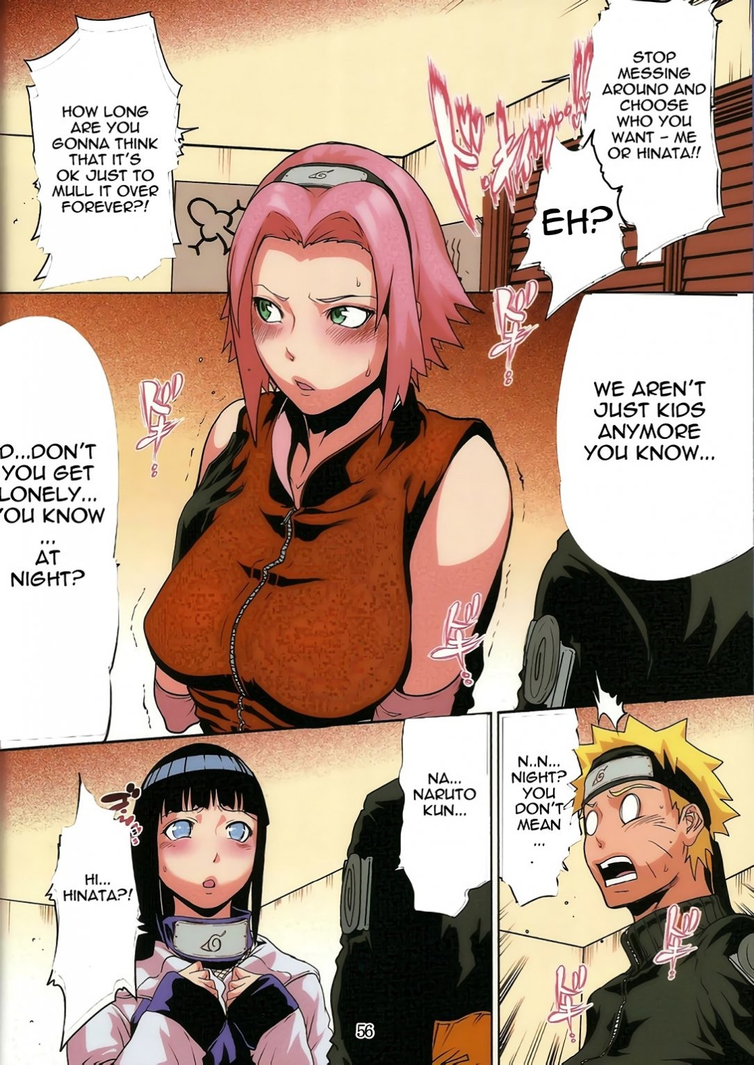 Naruto×Sakura×hinata porn comic picture 3