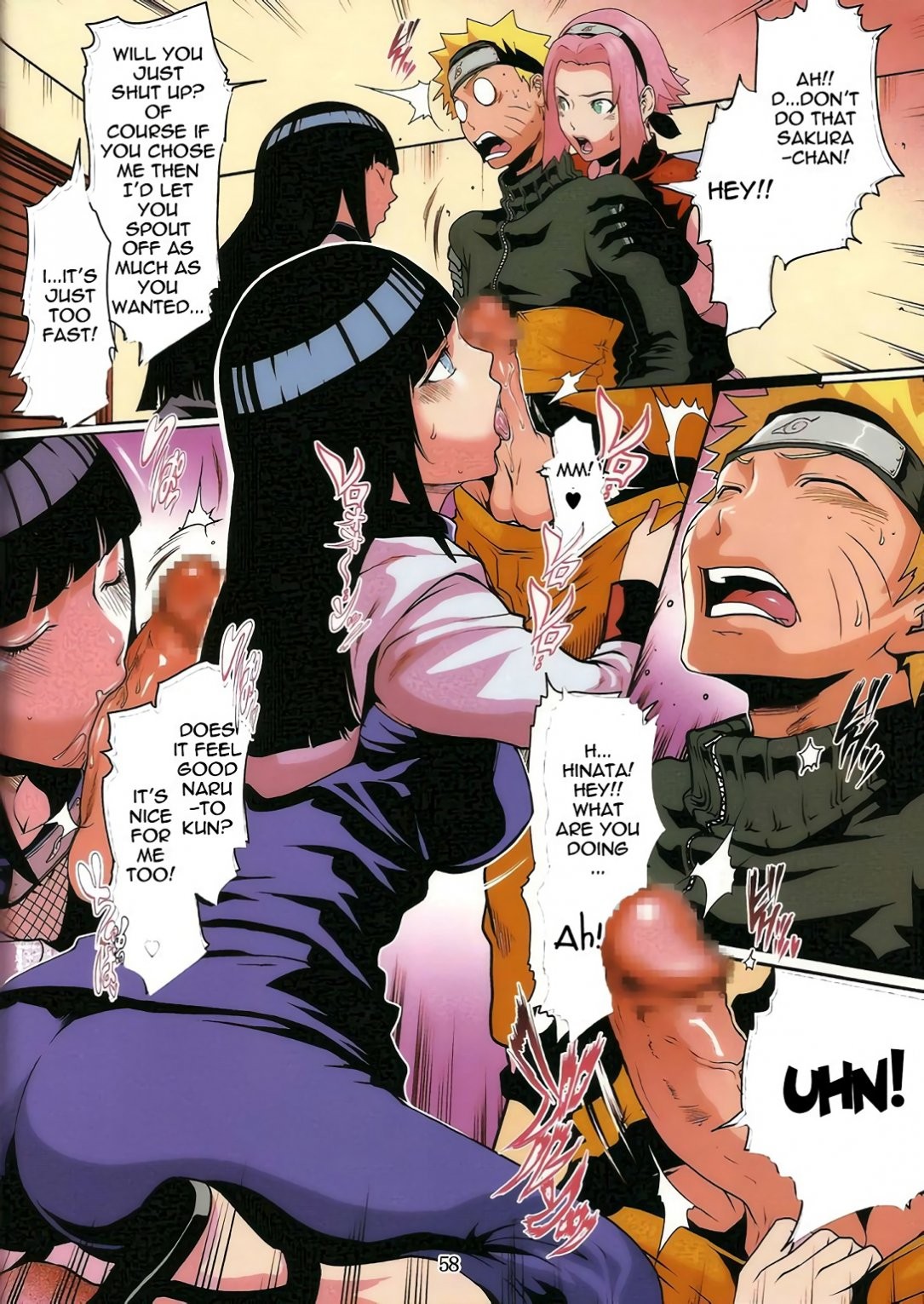 Naruto×Sakura×hinata porn comic picture 5