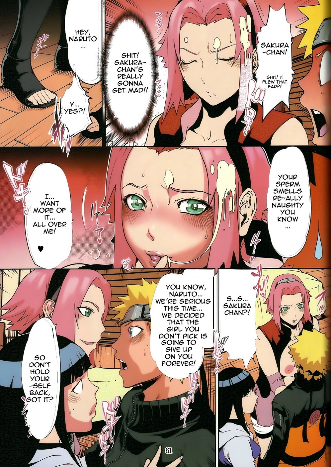 Naruto×Sakura×hinata porn comic picture 8