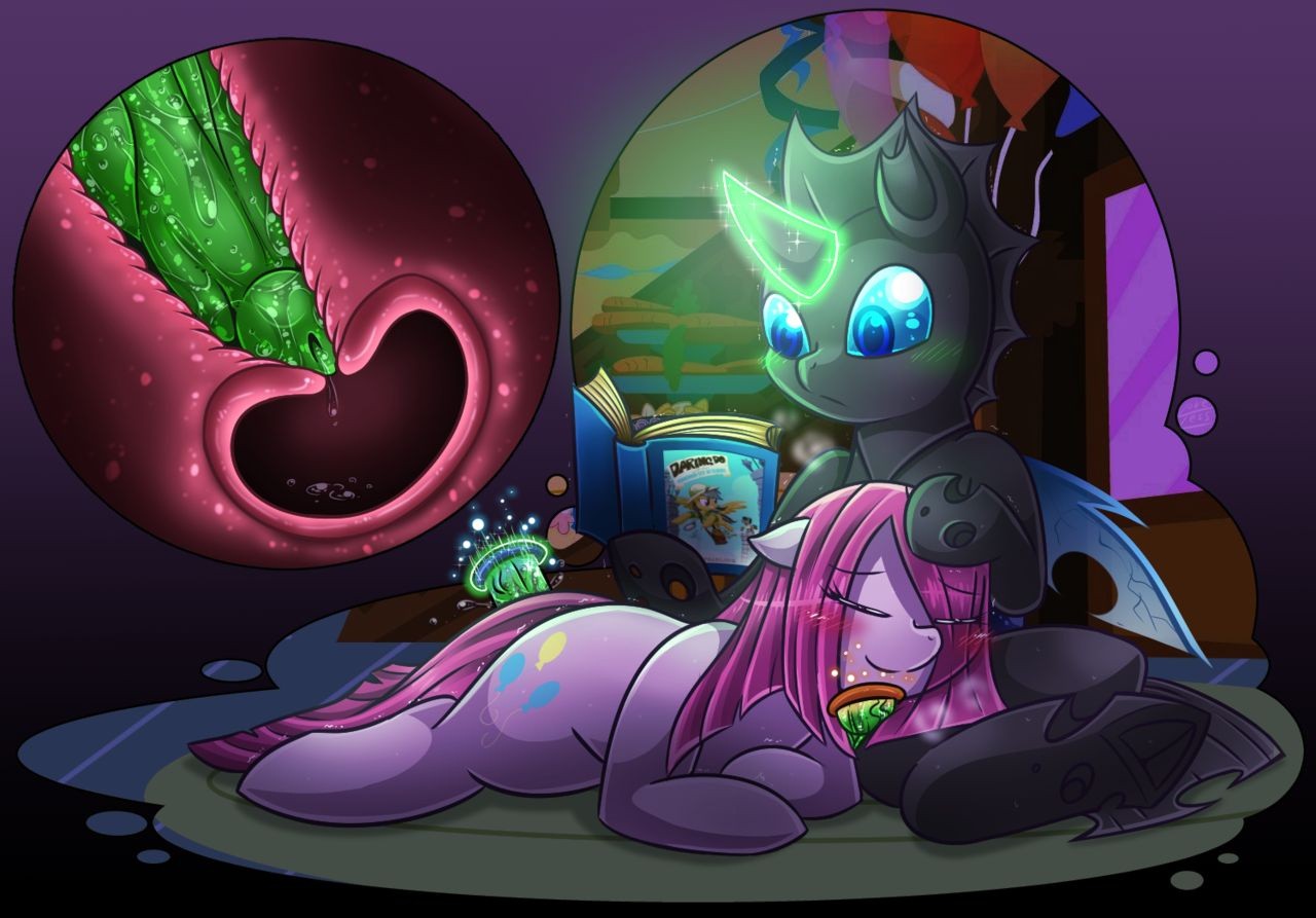 Pinkamena X Changeling porn comic picture 10