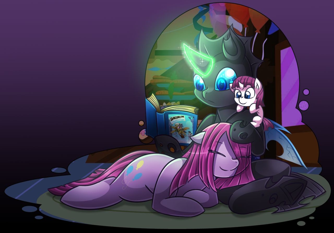 Pinkamena X Changeling porn comic picture 30