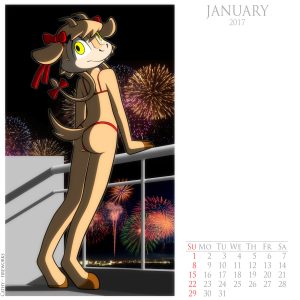School Days Calendar 2017 porn comic picture 1