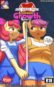Scootaloo's Growth Spurt porn comic picture 1