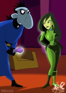 Shego Helps Drakken Get Rid Of A Bad Case Of Blue Balls porn comic picture 1