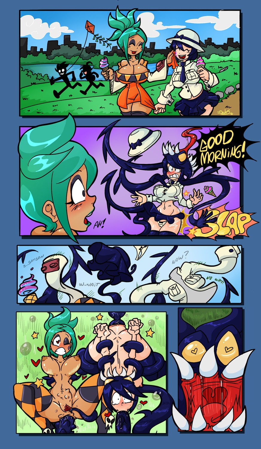Skullgirls Dahs porn comic picture 1