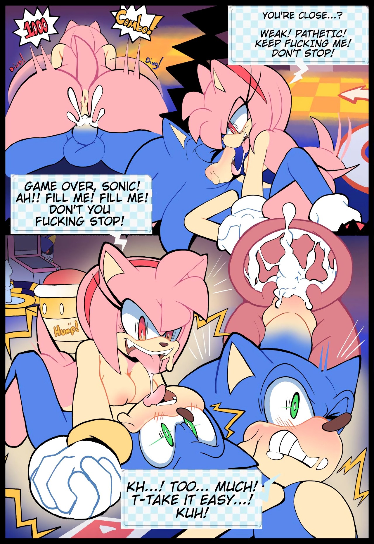 Sonic Pinball'd porn comic picture 5