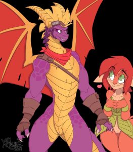 Spyro and Elora porn comic picture 1