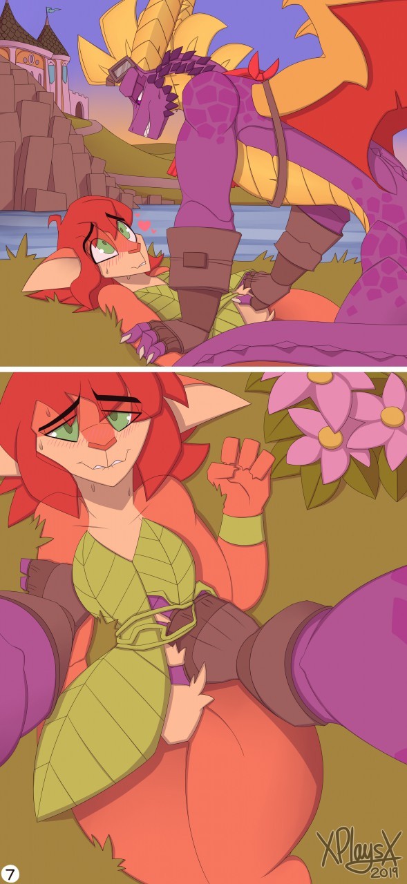 Spyro and Elora porn comic picture 7
