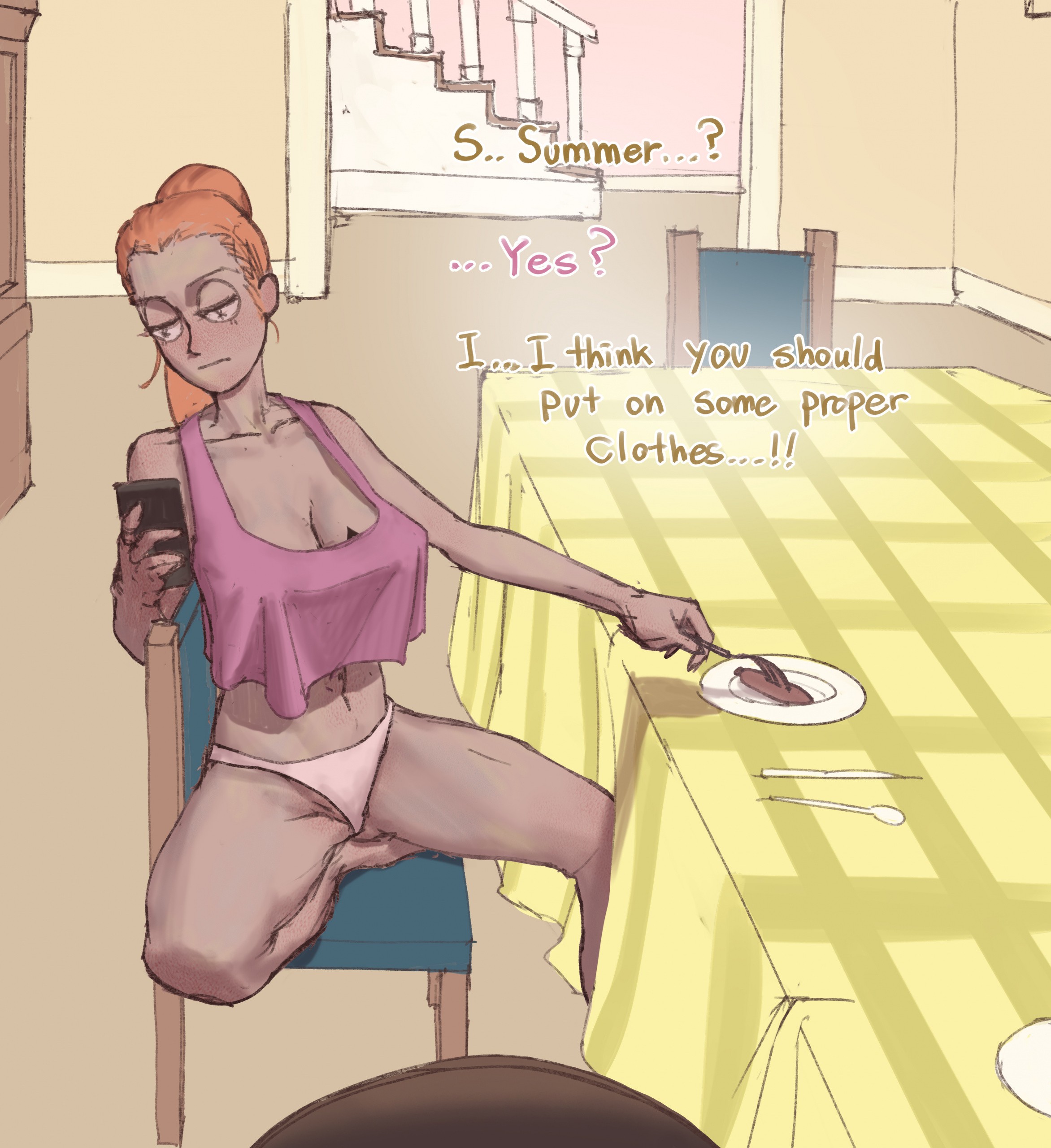 Summer's New Boyfriend porn comic picture 3