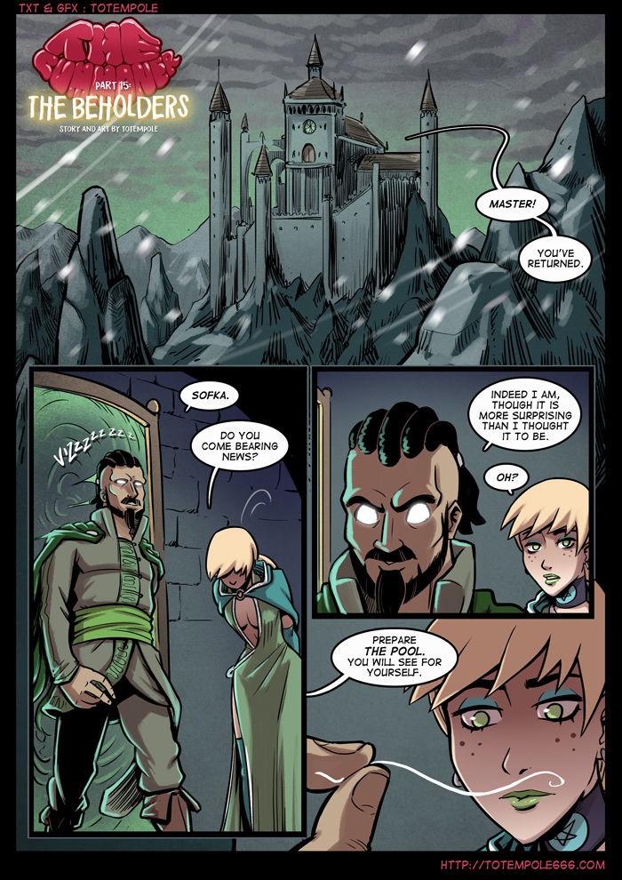 The Cummoner 15: The Beholders porn comic picture 2