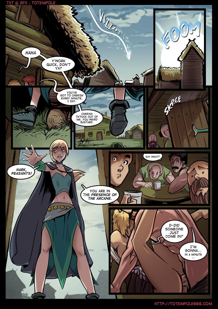 The Cummoner 16: A gift whore's mouth porn comic picture 5