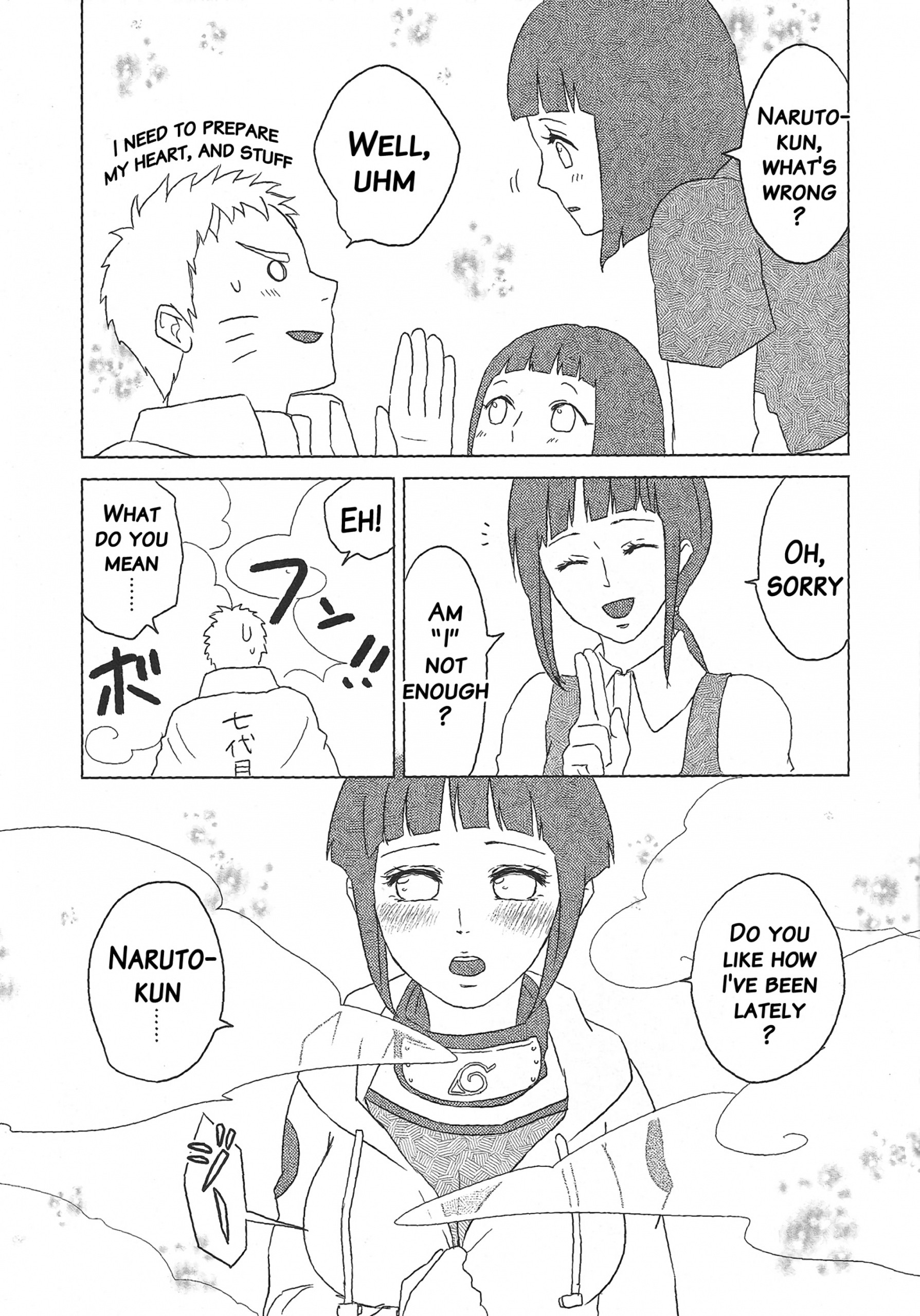 Uzumaki Hinata no Monologue Tokidoki, Anata porn comic picture 28