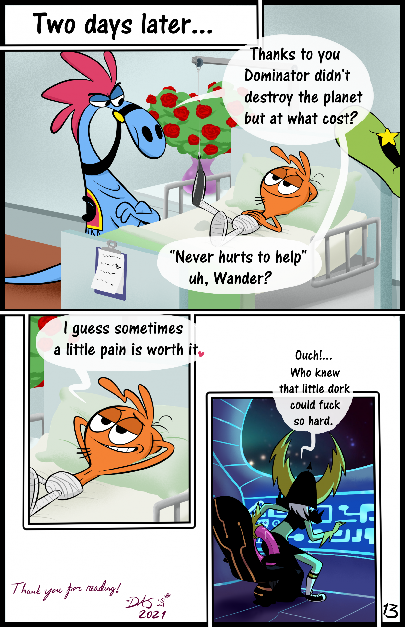 Wander over Dominator porn comic picture 14