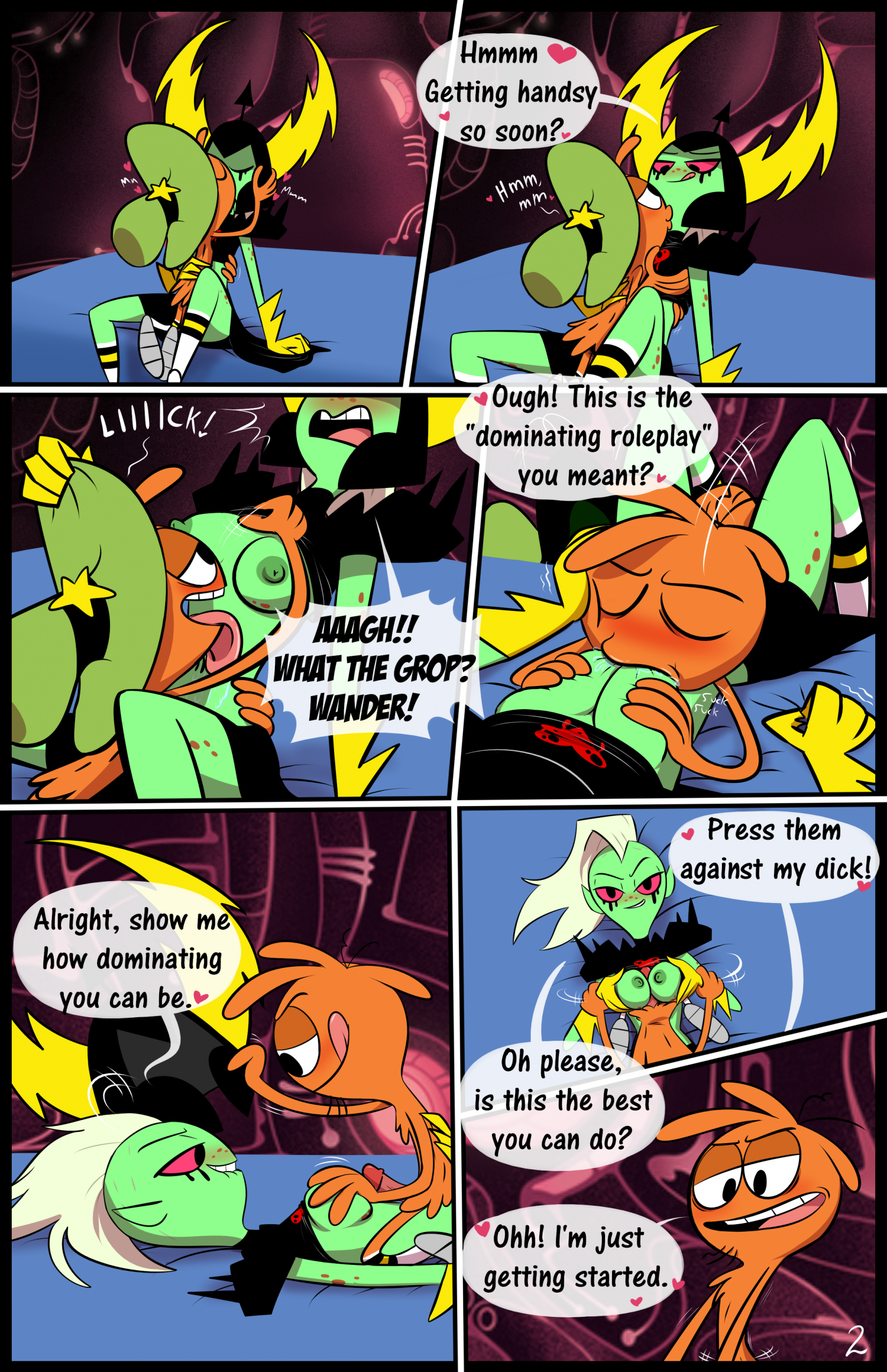Wander over Dominator porn comic picture 3