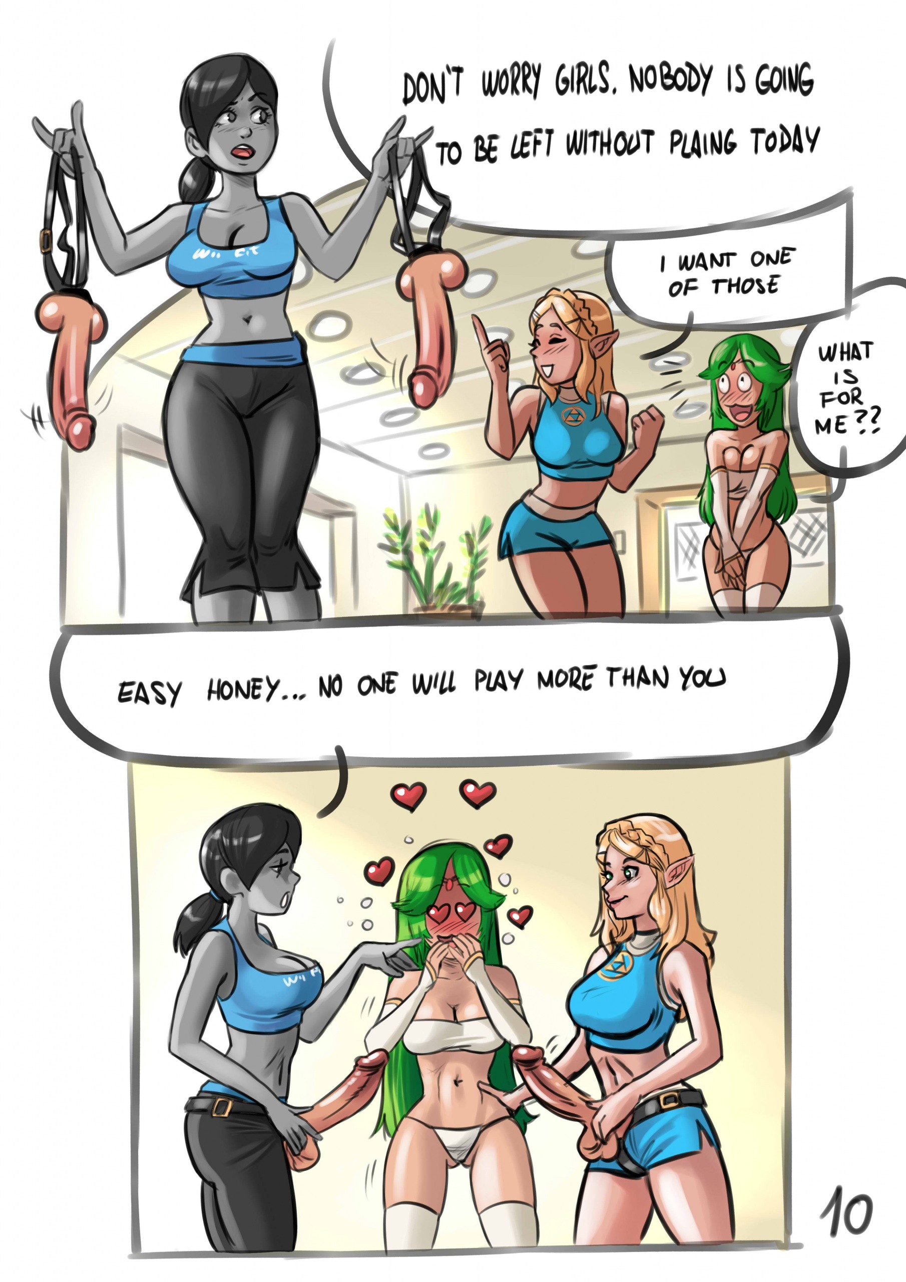 Wii fit xXx porn comic picture 11
