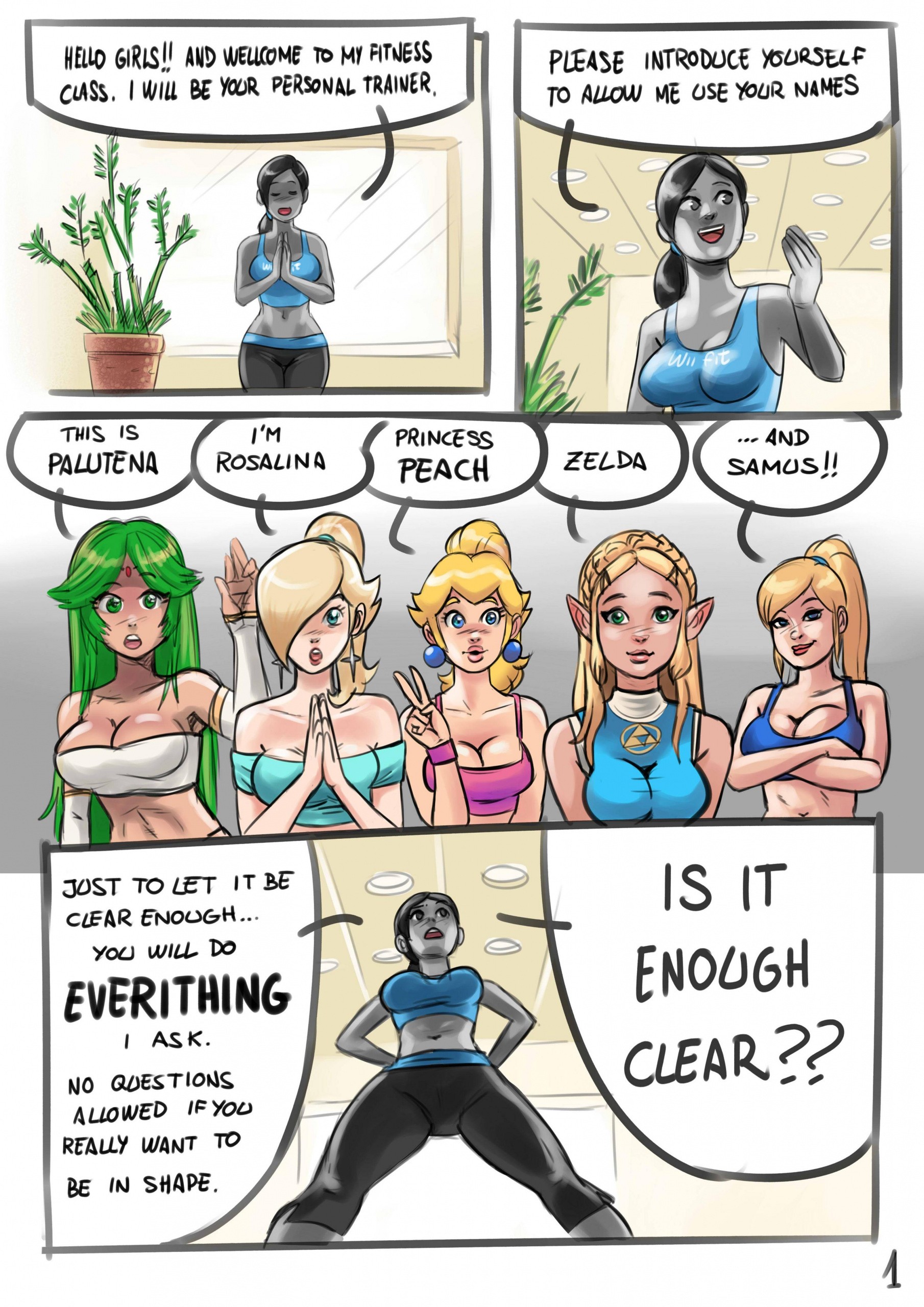 Wii fit xXx porn comic picture 2
