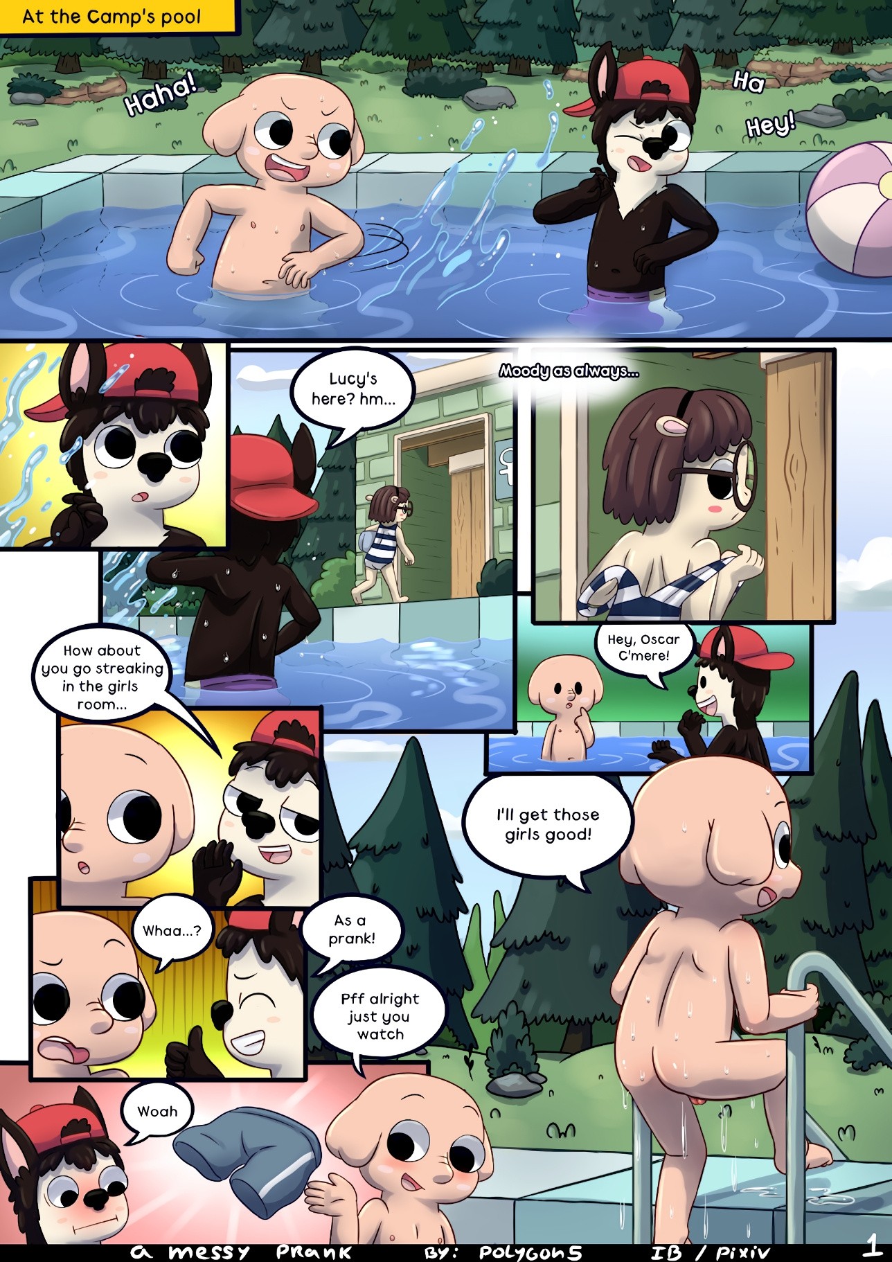 A Messy Prank porn comic picture 2