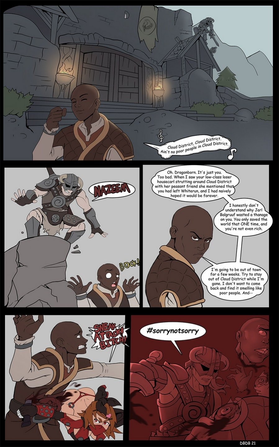 Dragonborn and the Dark Brotherhood (The Elder Scrolls) porn comic picture 22