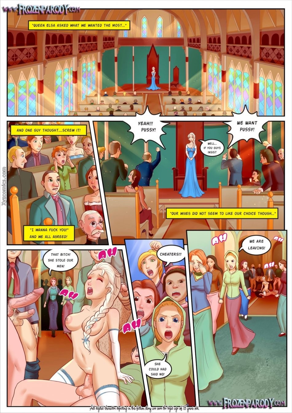 Frozen Parody porn comic picture 5