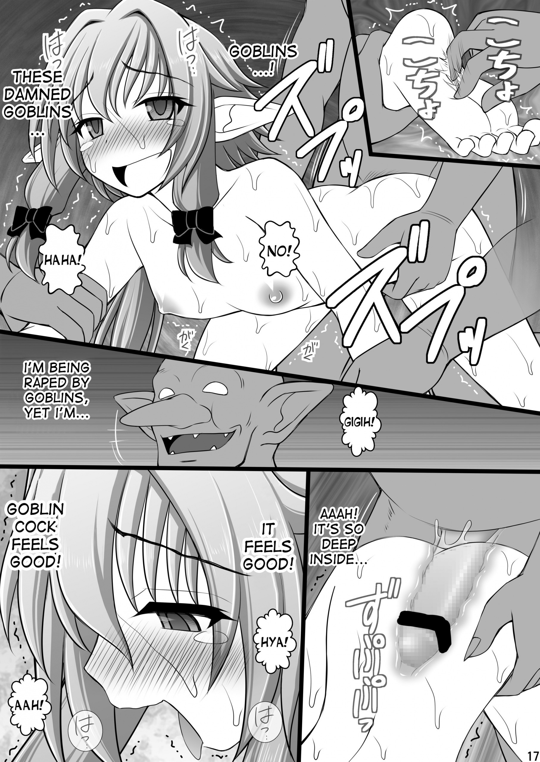 Goblin Nametara Hidoi Me ni Acchaimashita II hentai manga picture 14