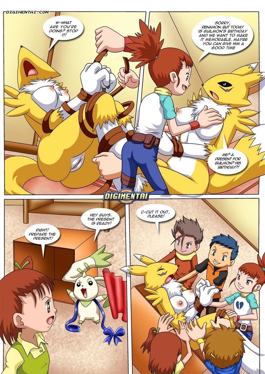 Guilmon's Birthday Surprise porn comic picture 4